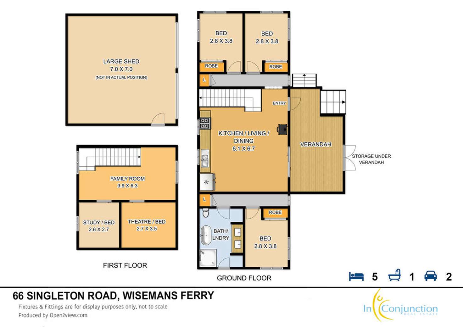 Floorplan of Homely house listing, 66 Singleton Road, Wisemans Ferry NSW 2775