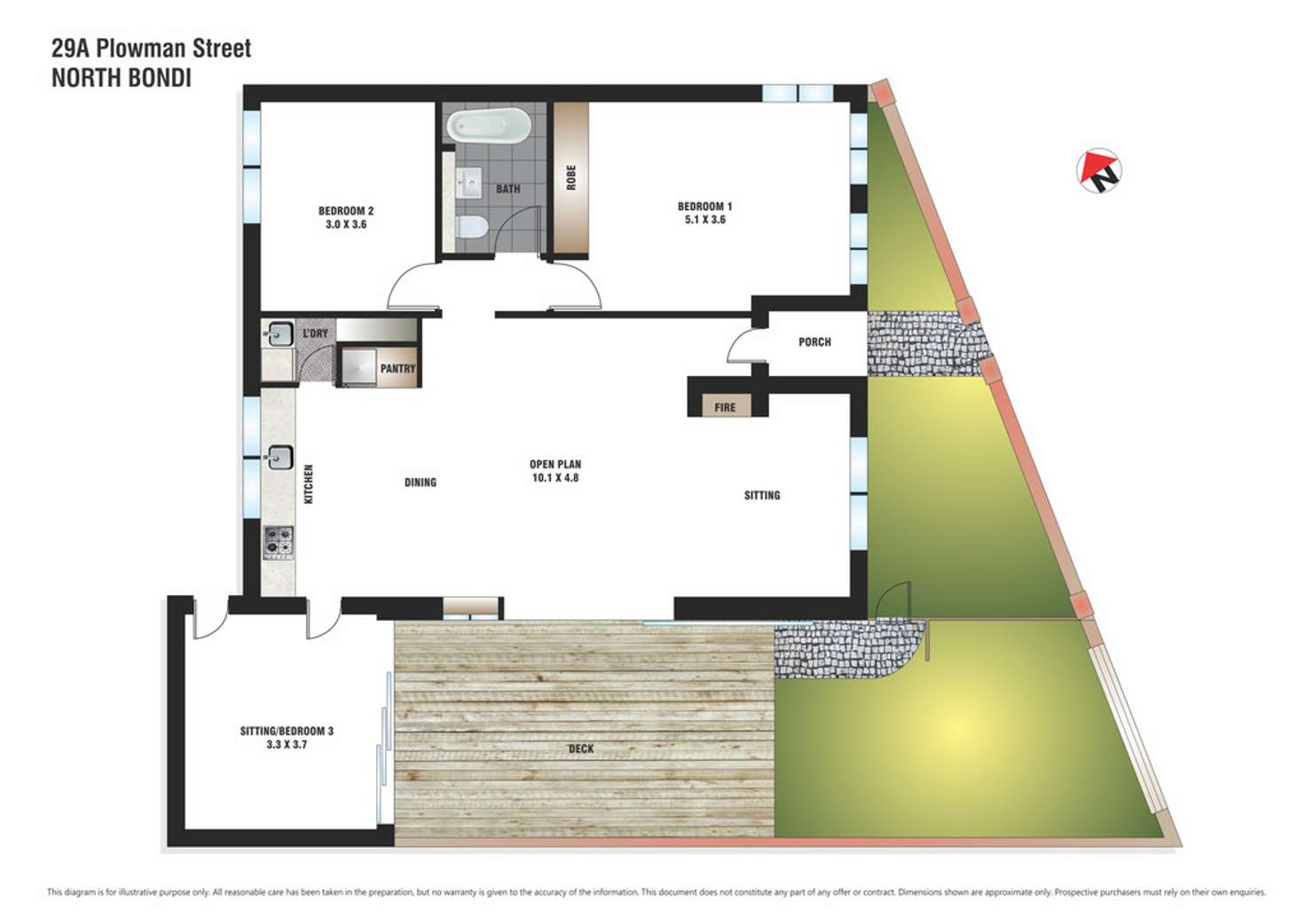 Floorplan of Homely house listing, 29A Plowman Street, North Bondi NSW 2026
