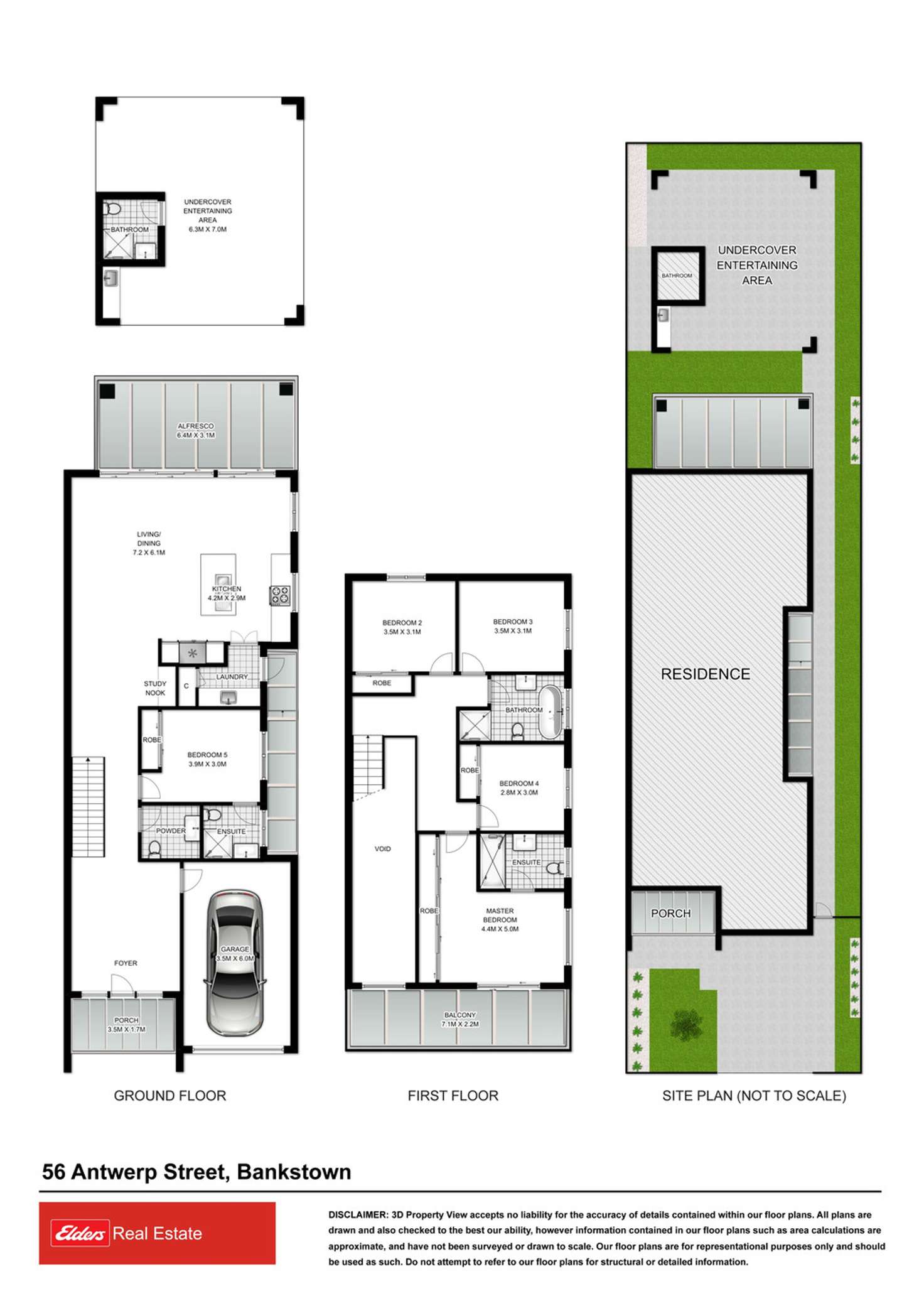 Floorplan of Homely semiDetached listing, 56 Antwerp Street, Bankstown NSW 2200