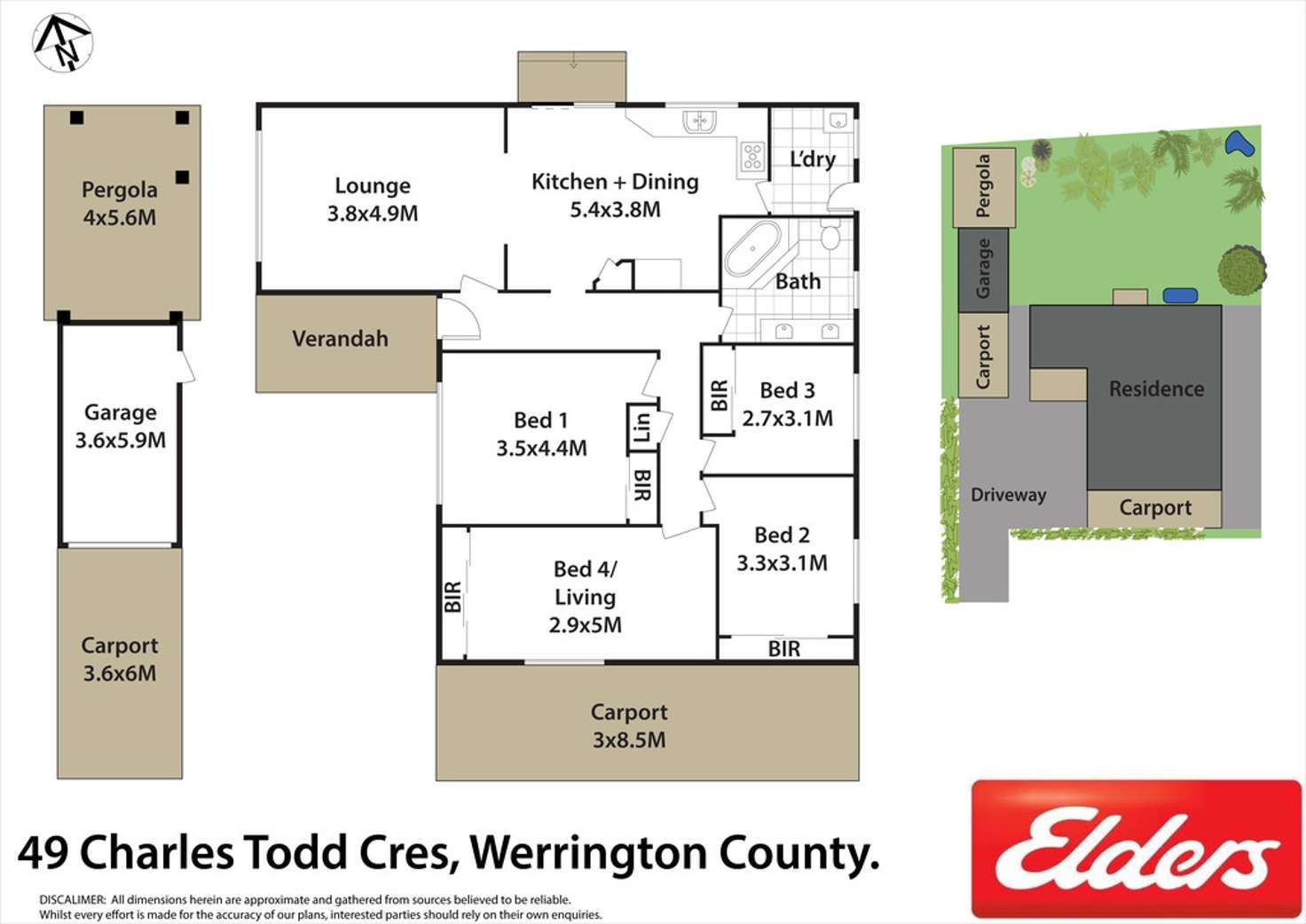 Floorplan of Homely house listing, 49 Charles Todd Crescent, Werrington County NSW 2747