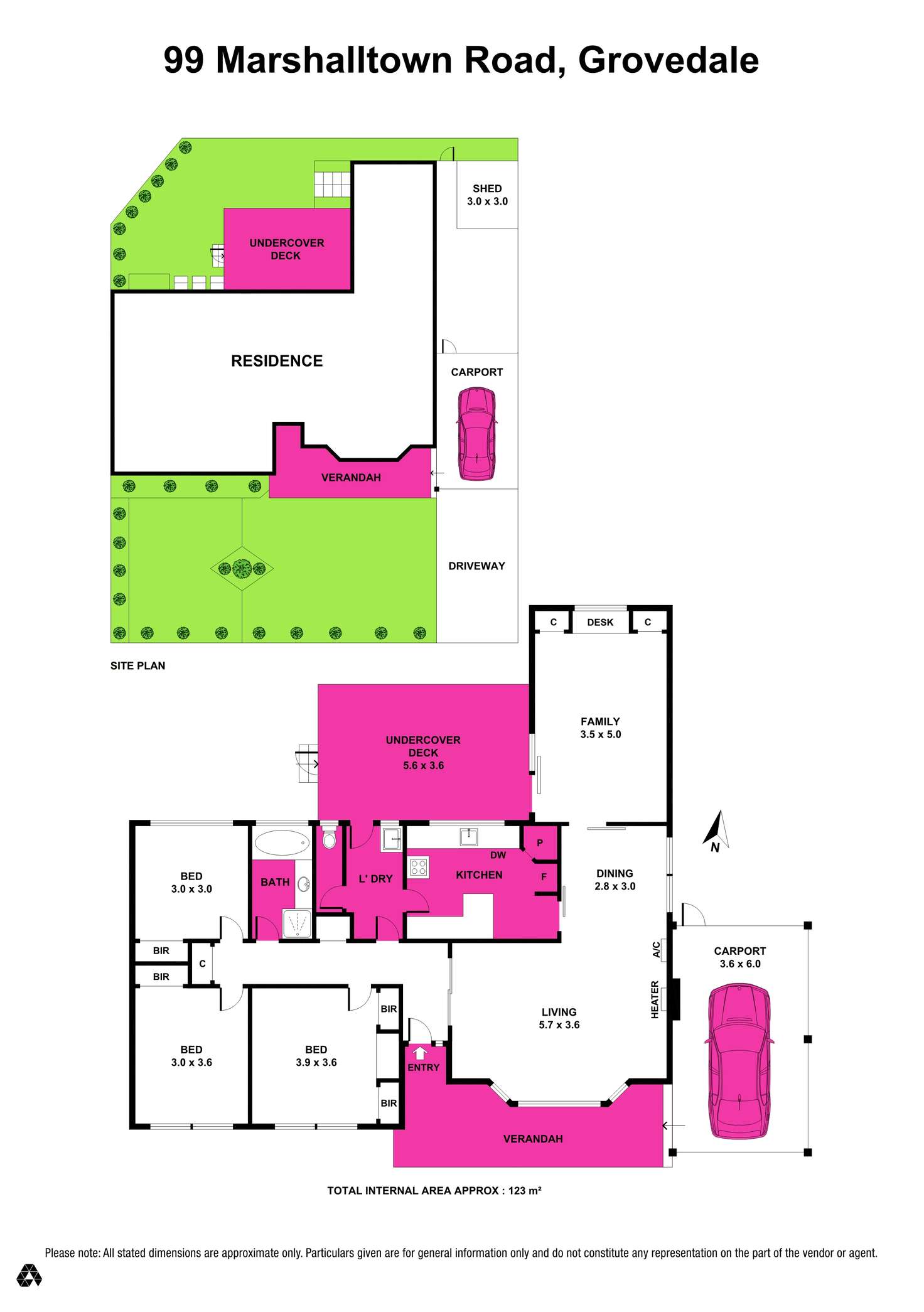 Floorplan of Homely house listing, 99 Marshalltown Road, Grovedale VIC 3216