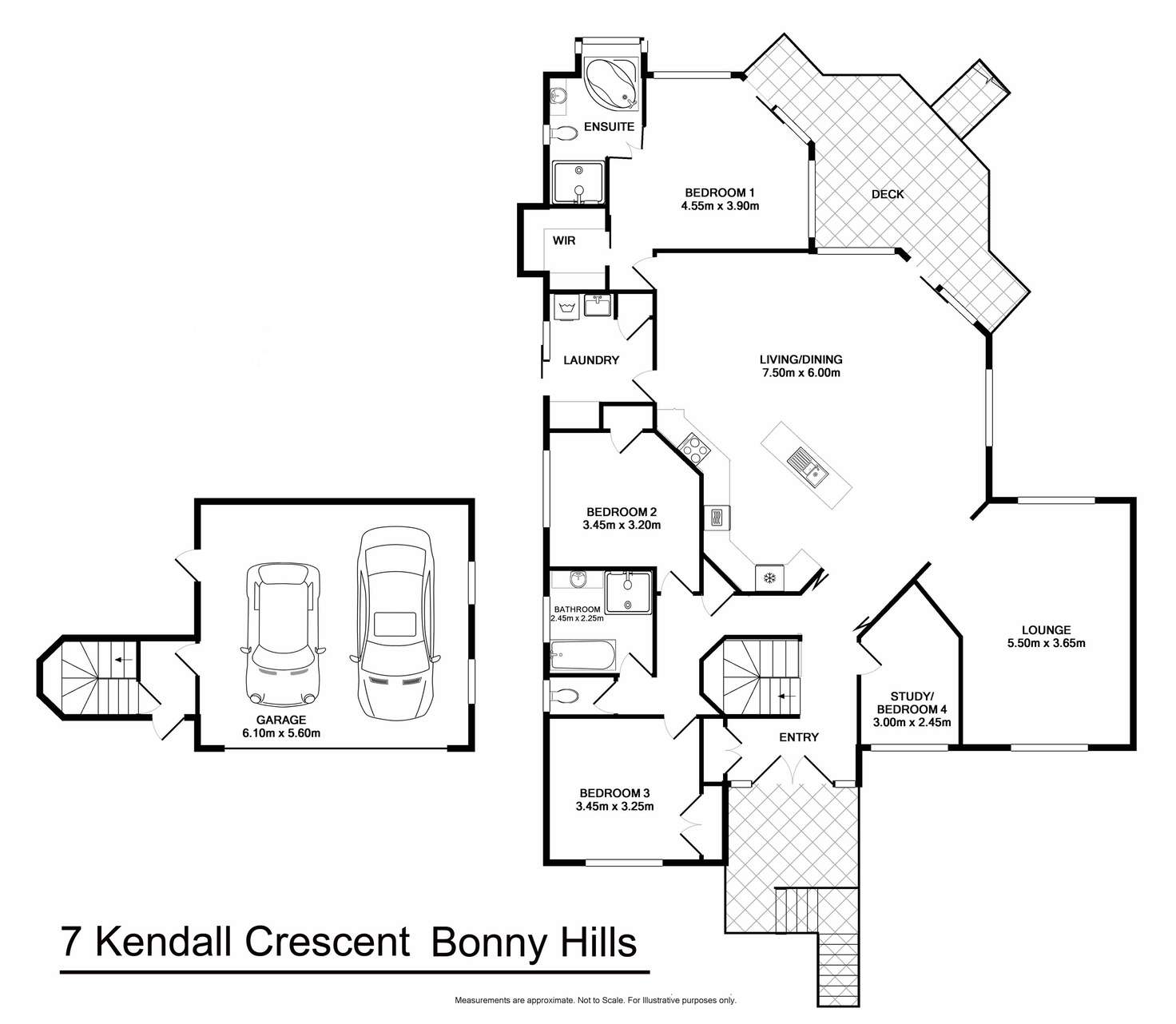 Floorplan of Homely house listing, 7 Kendall Crescent, Bonny Hills NSW 2445