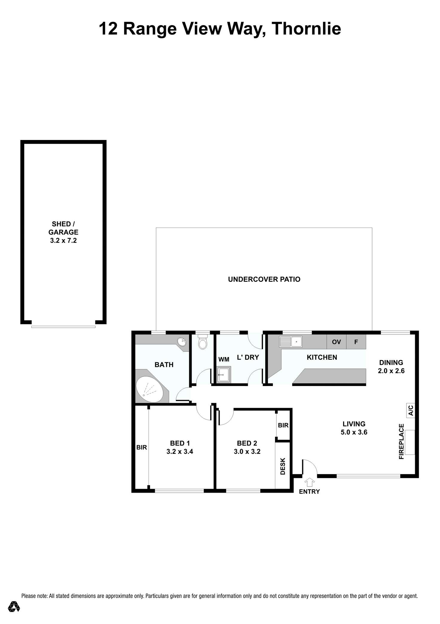 Floorplan of Homely house listing, 12 Range View Way, Thornlie WA 6108
