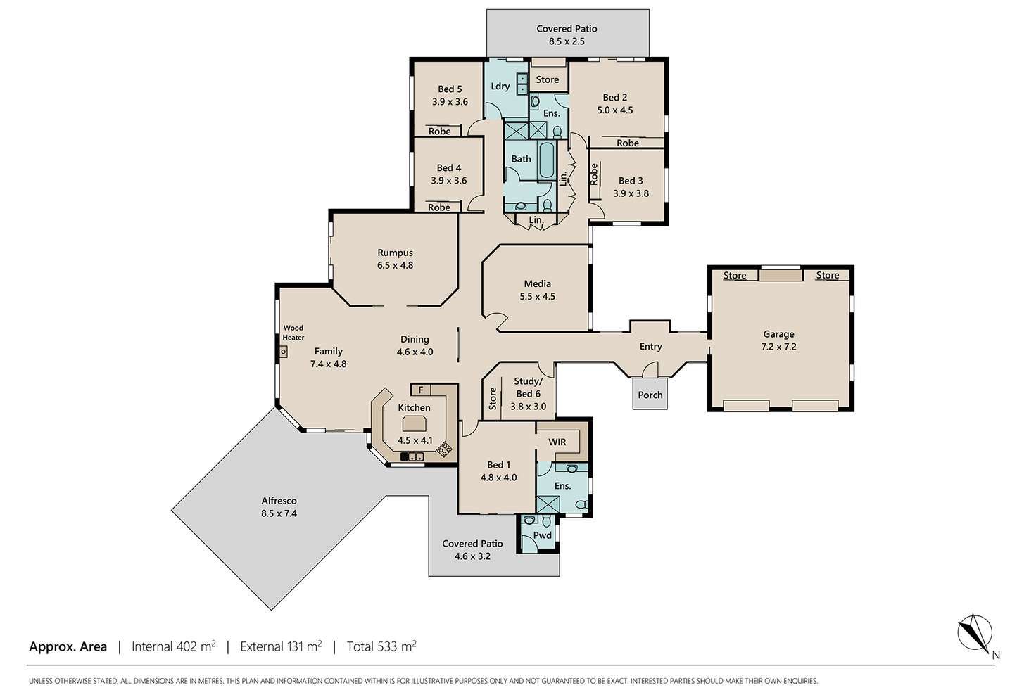 Floorplan of Homely house listing, 12 Pinbarren Place, Yugar QLD 4520