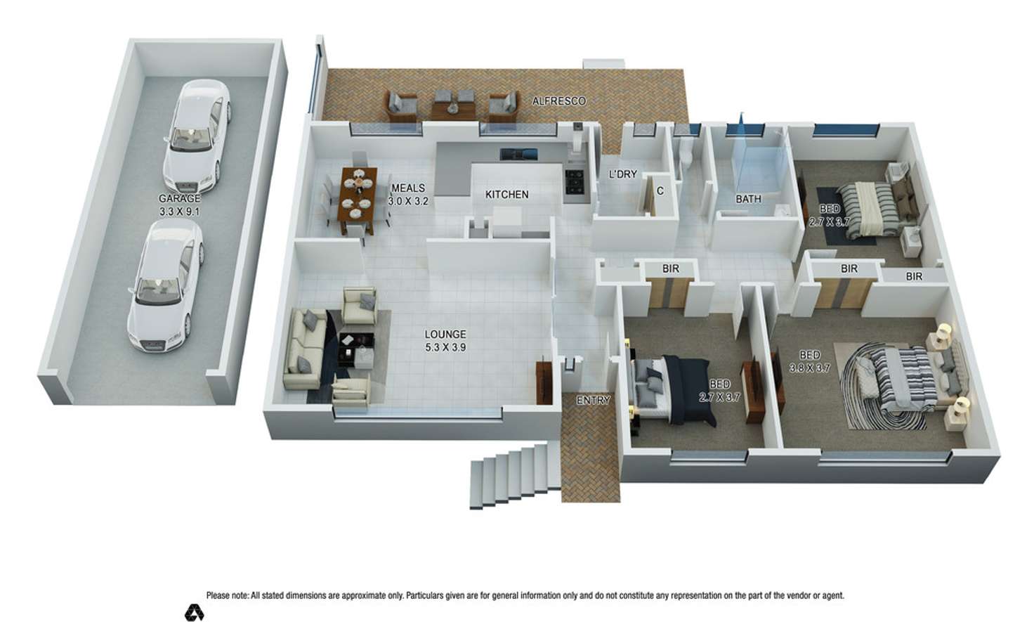 Floorplan of Homely house listing, 24 Alexander Street, Hallam VIC 3803