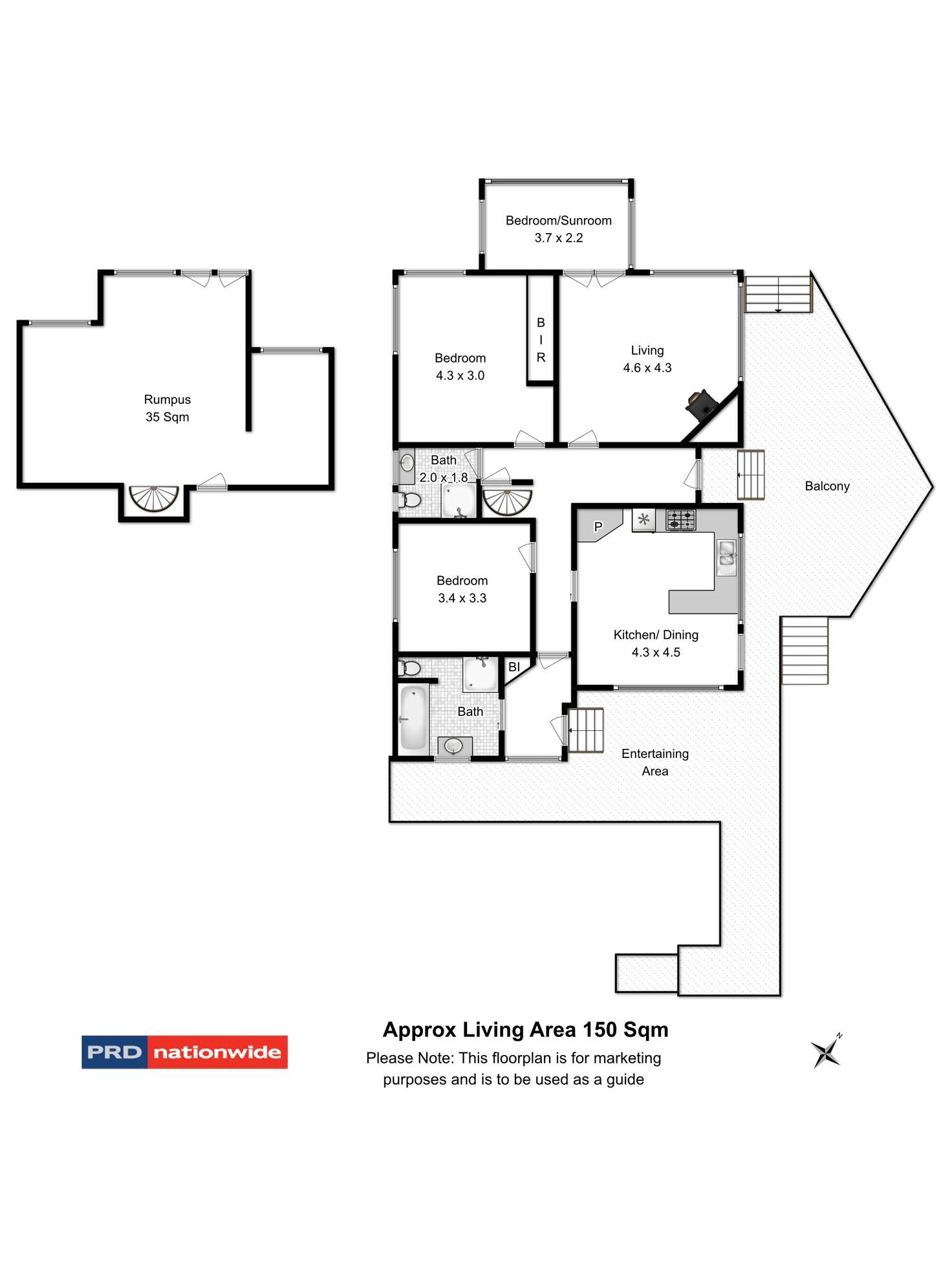 Floorplan of Homely house listing, 7 Dumas Place, Moonah TAS 7009