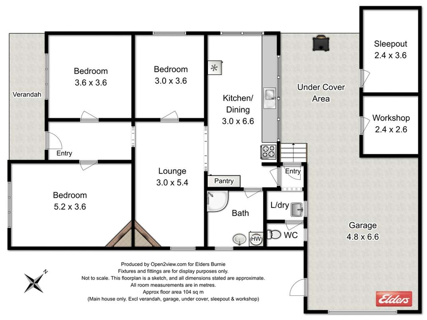 Floorplan of Homely house listing, 2 Beardsley Street, Queenstown TAS 7467