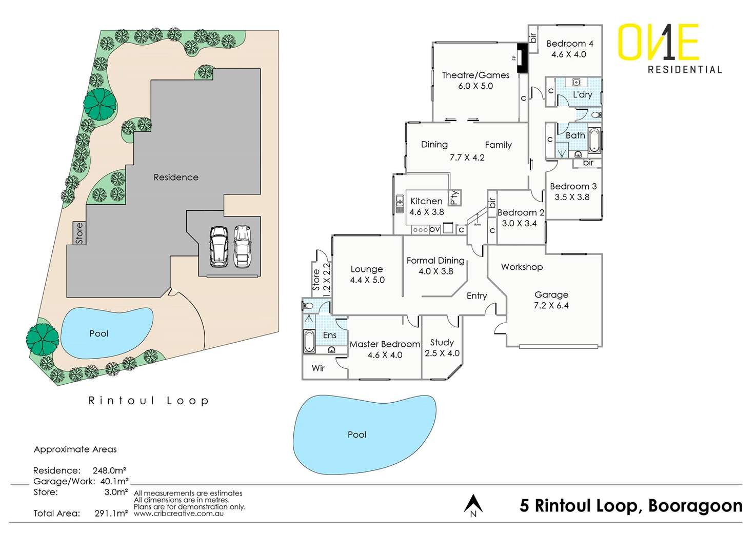 Floorplan of Homely house listing, 5 Rintoul Loop, Booragoon WA 6154