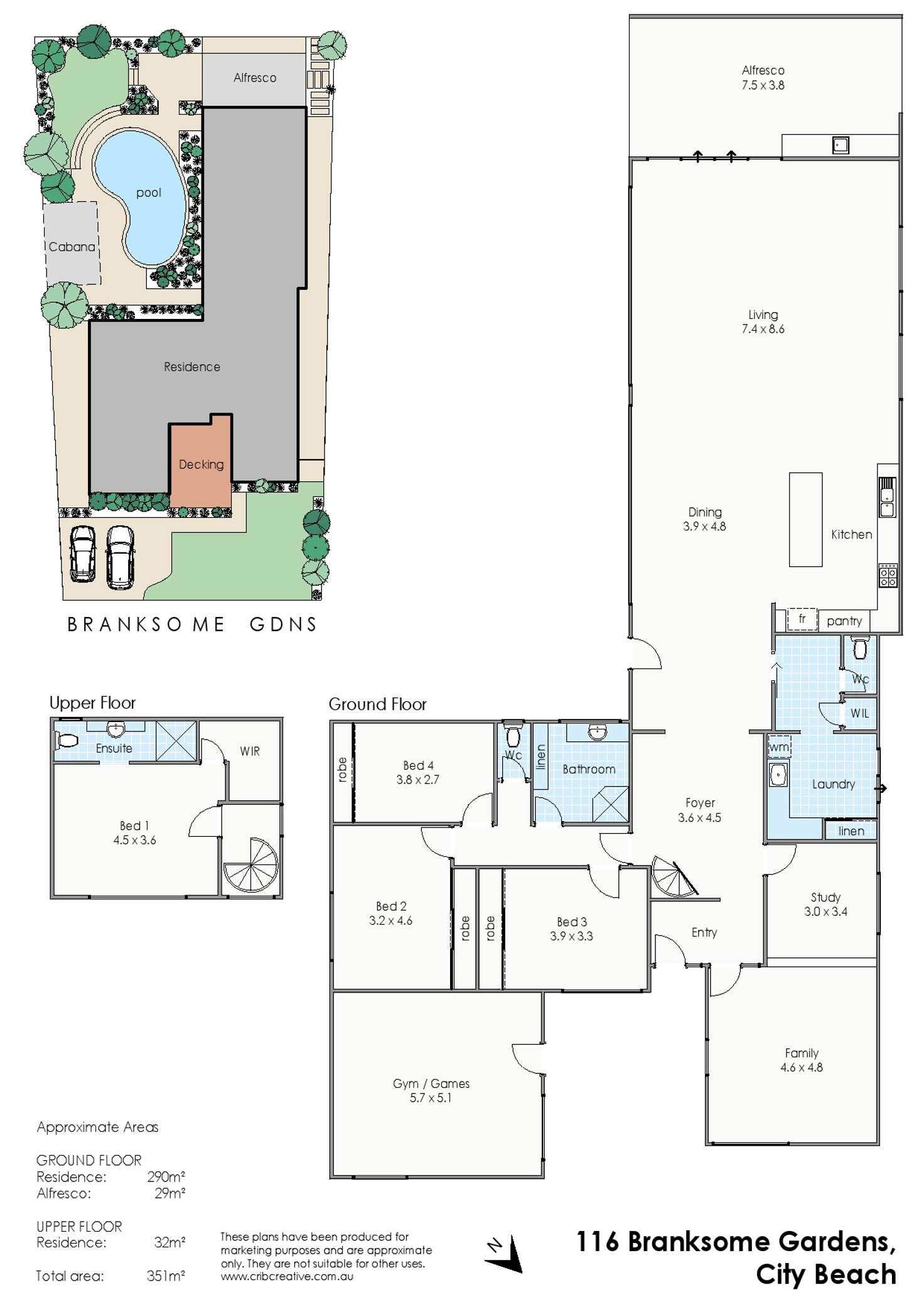 Floorplan of Homely house listing, 116 Branksome Gardens, City Beach WA 6015