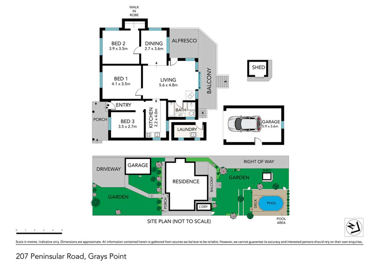 Floorplan of Homely house listing, 207 Peninsular Road, Grays Point NSW 2232