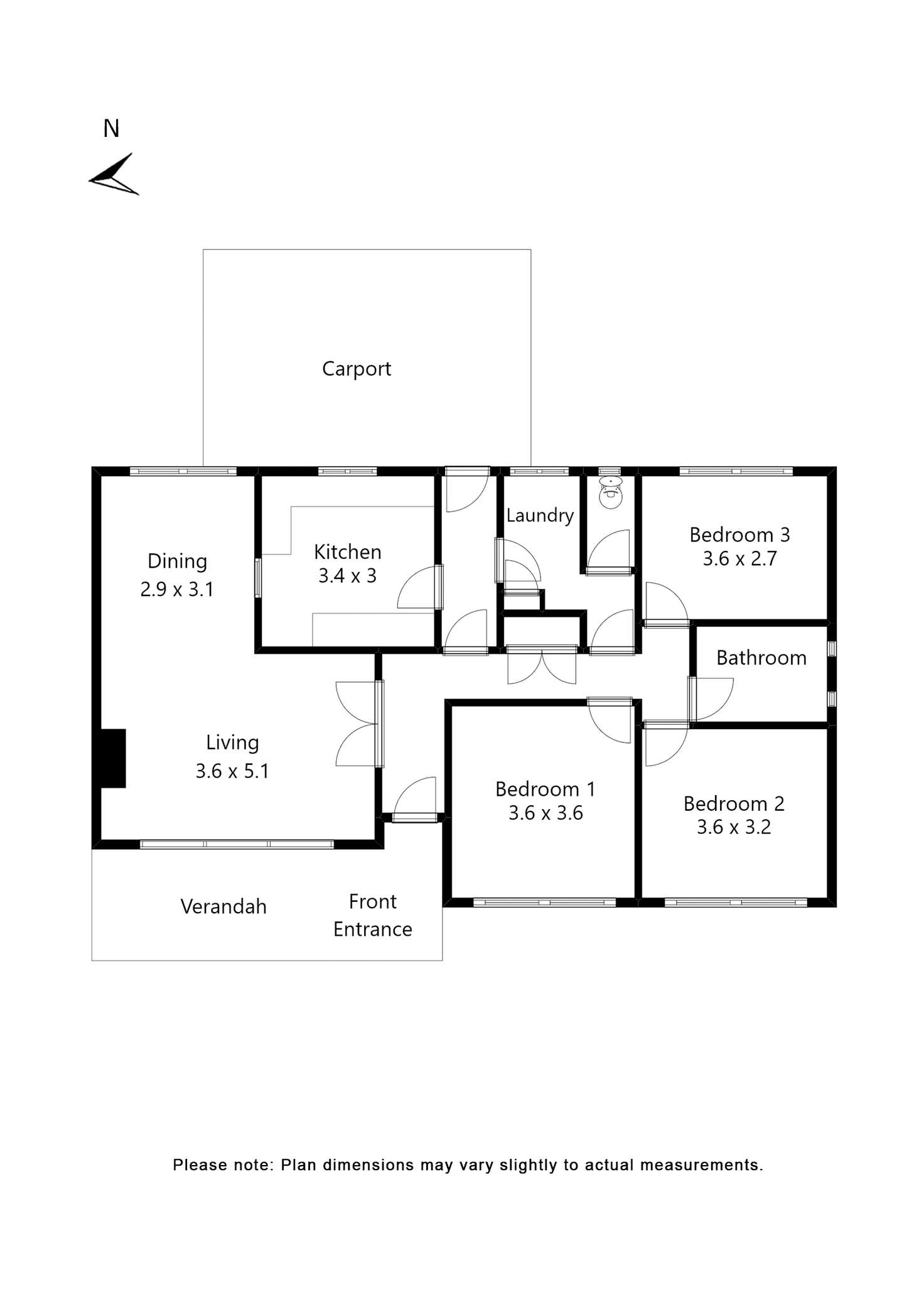 Floorplan of Homely house listing, 24 Park Street, Wendouree VIC 3355