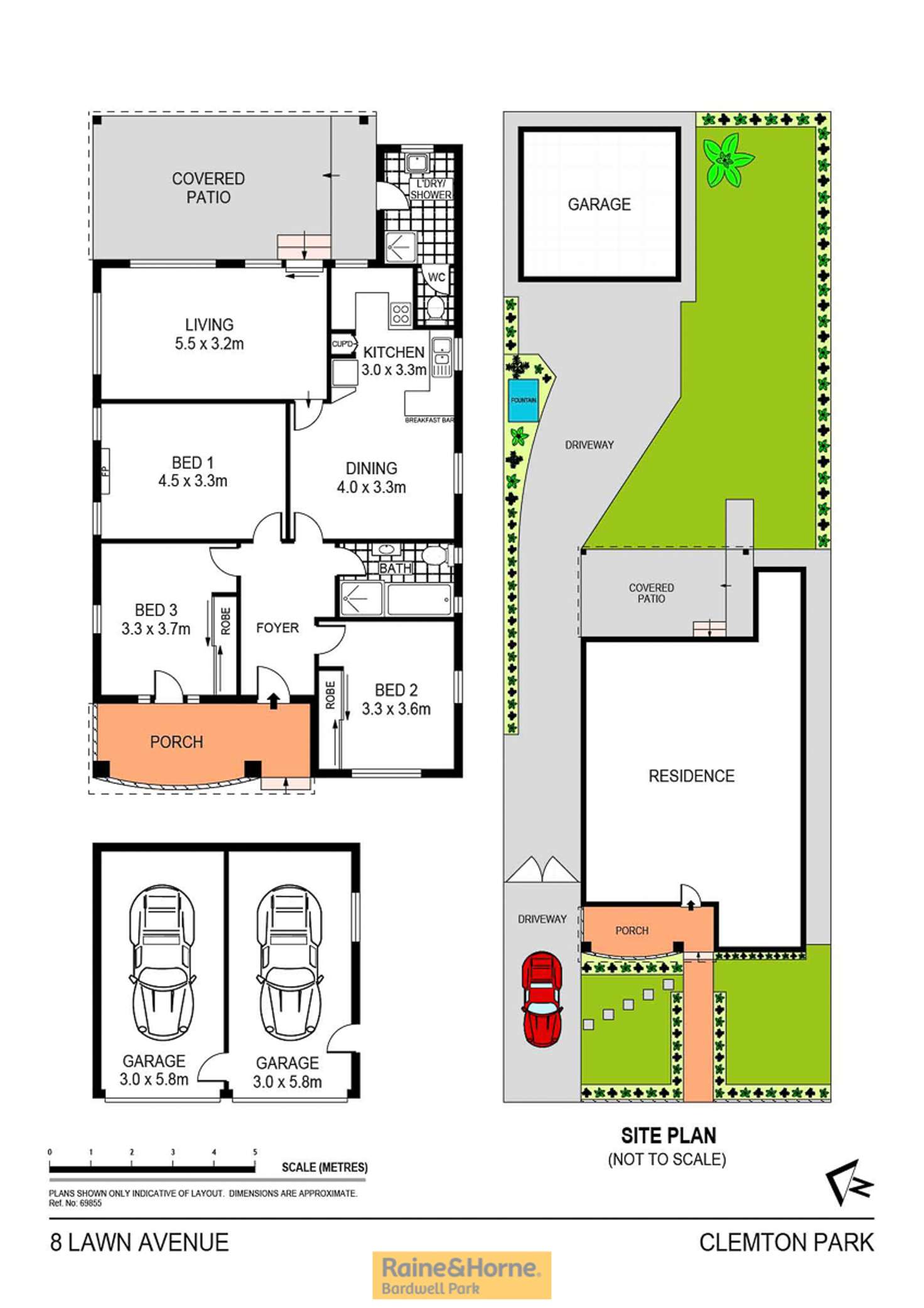 Floorplan of Homely house listing, 8 Lawn Avenue, Clemton Park NSW 2206