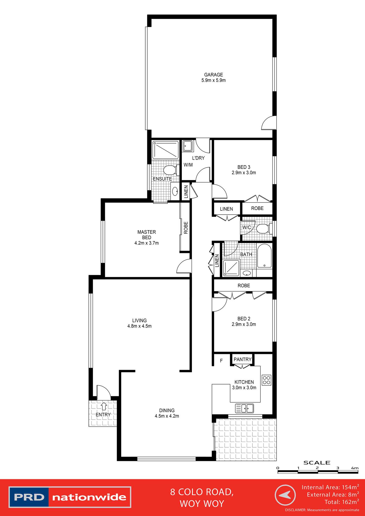 Floorplan of Homely villa listing, 8 Colo Road, Woy Woy NSW 2256