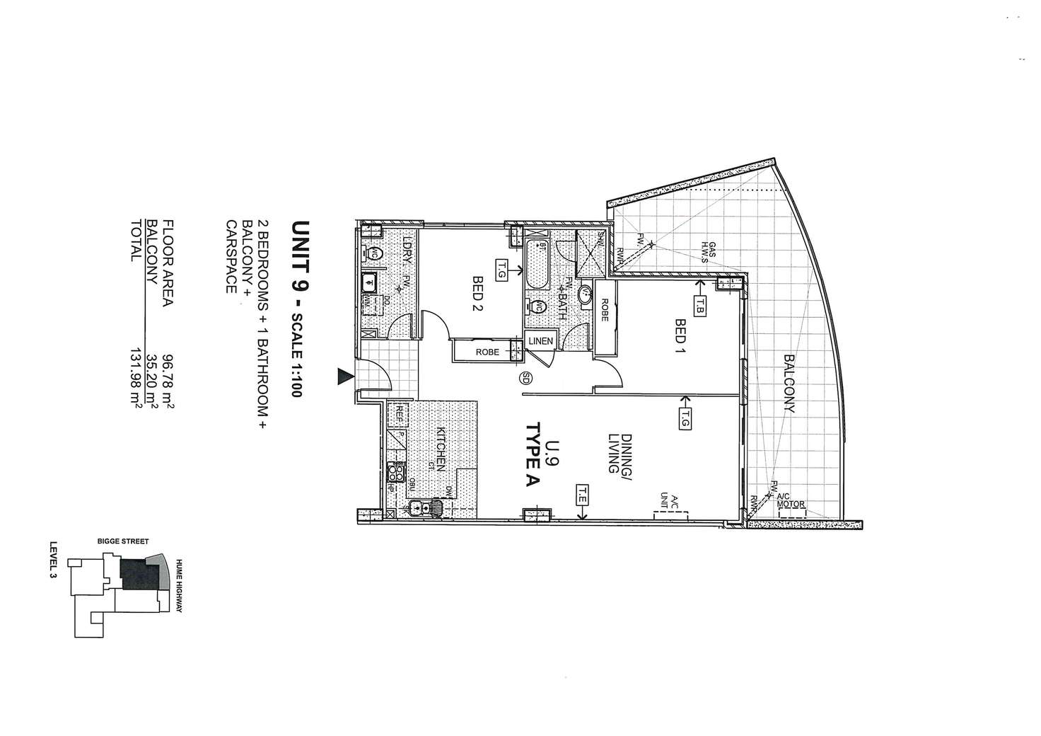 Floorplan of Homely unit listing, 5/2 Bigge Street, Liverpool NSW 2170