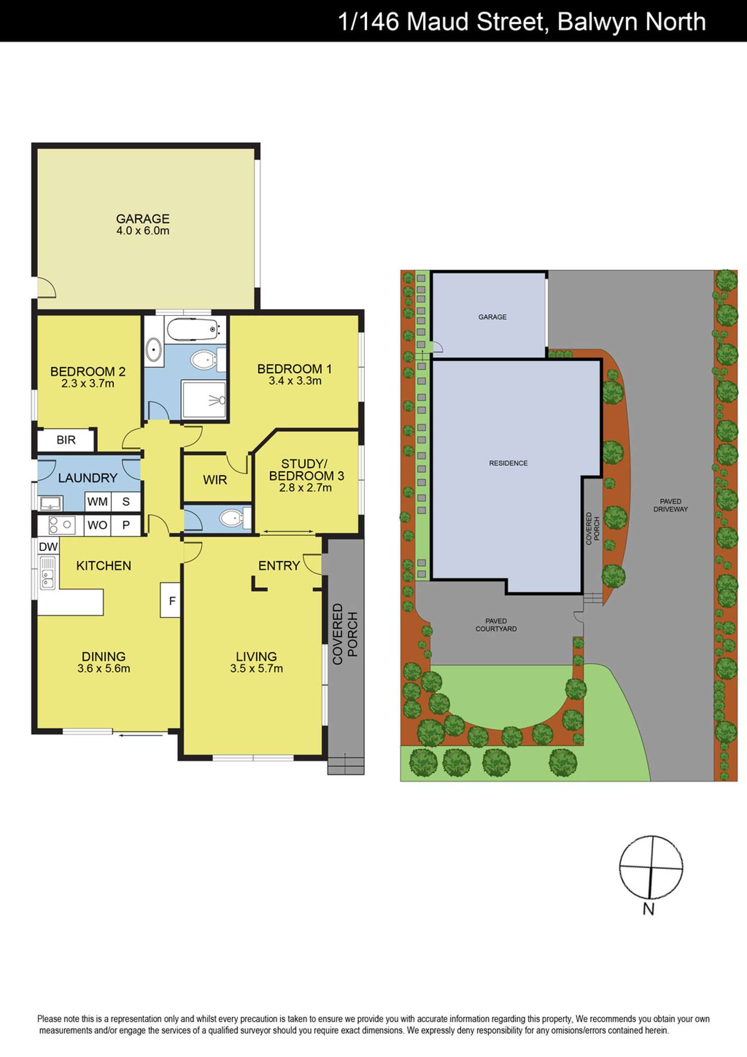 Floorplan of Homely unit listing, 1/146 Maud Street, Balwyn North VIC 3104