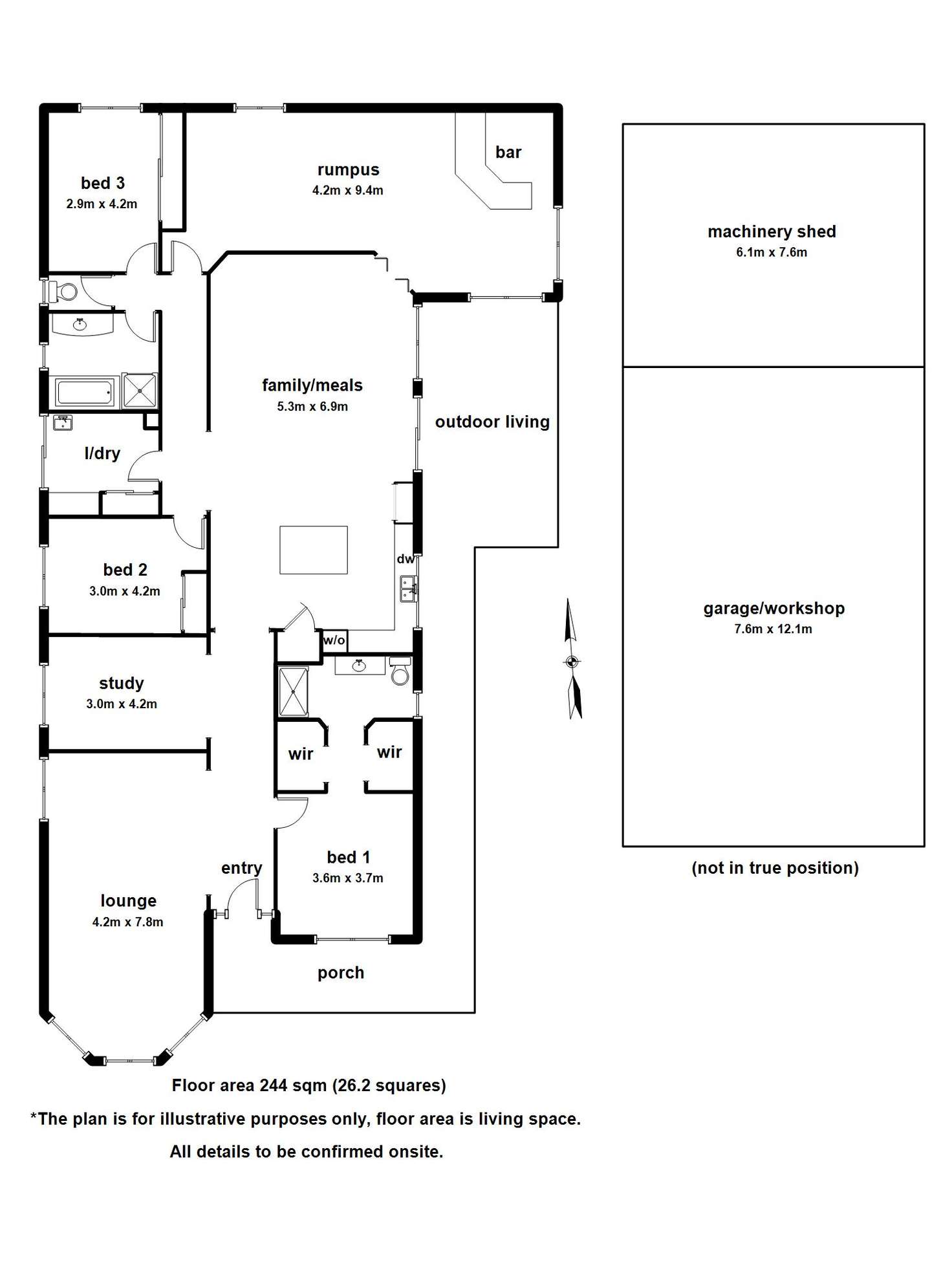 Floorplan of Homely house listing, 5 Farnham Road, Healesville VIC 3777