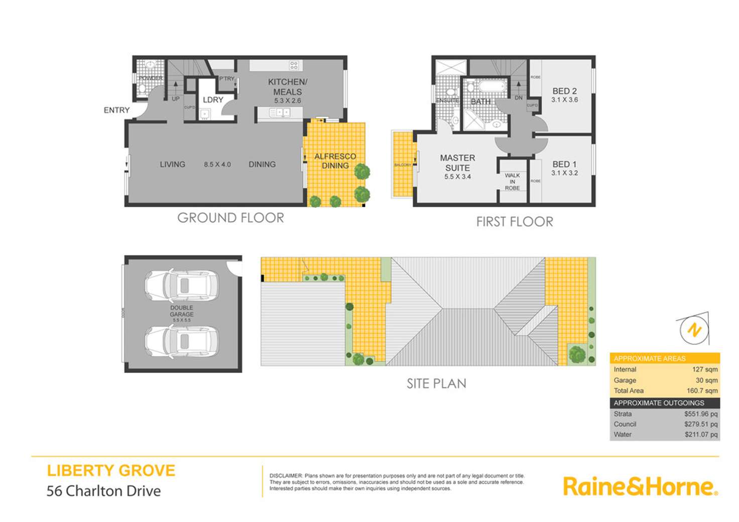 Floorplan of Homely townhouse listing, 56 Charlton Drive, Liberty Grove NSW 2138