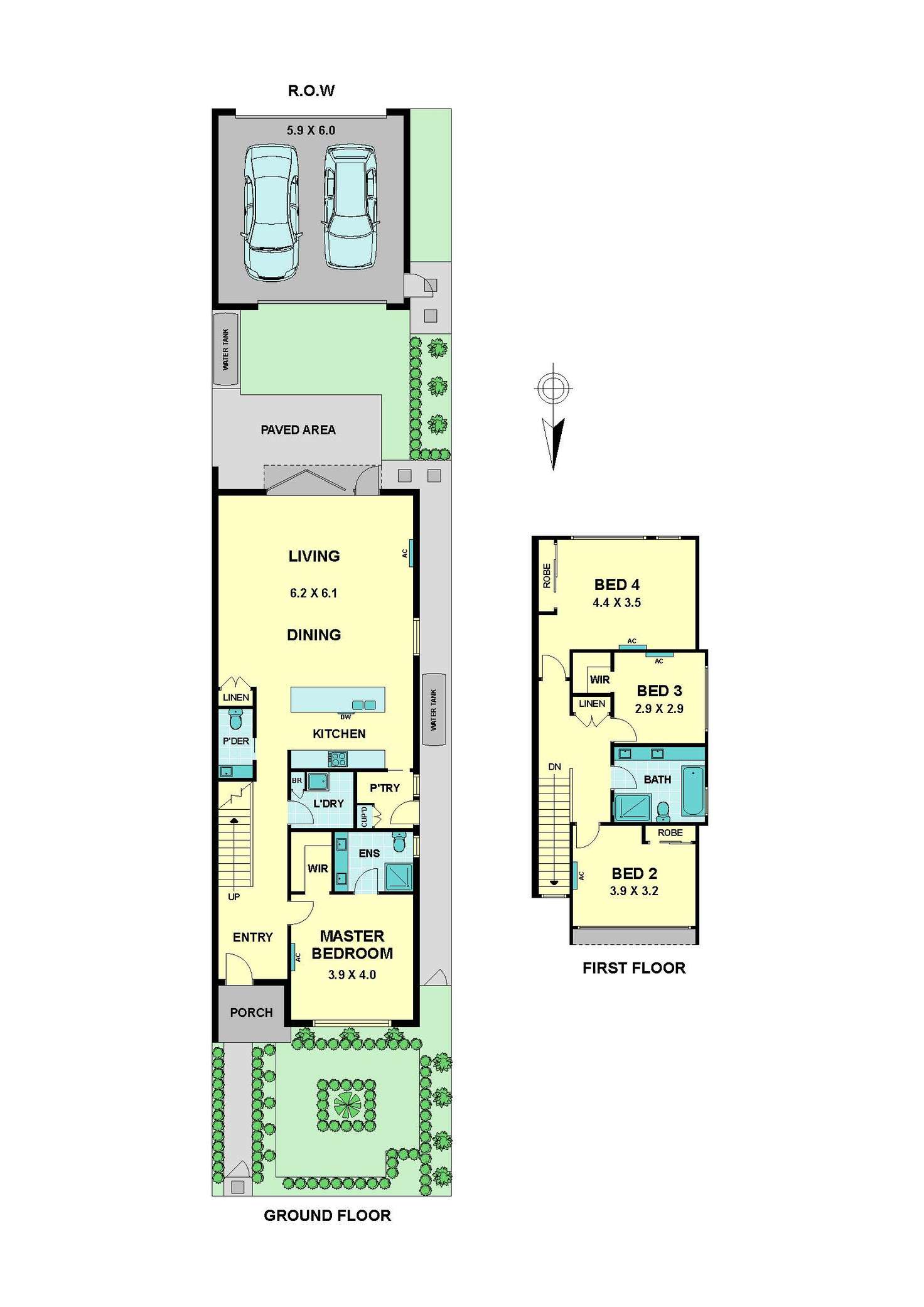 Floorplan of Homely house listing, 15A Grandison Street, Moonee Ponds VIC 3039