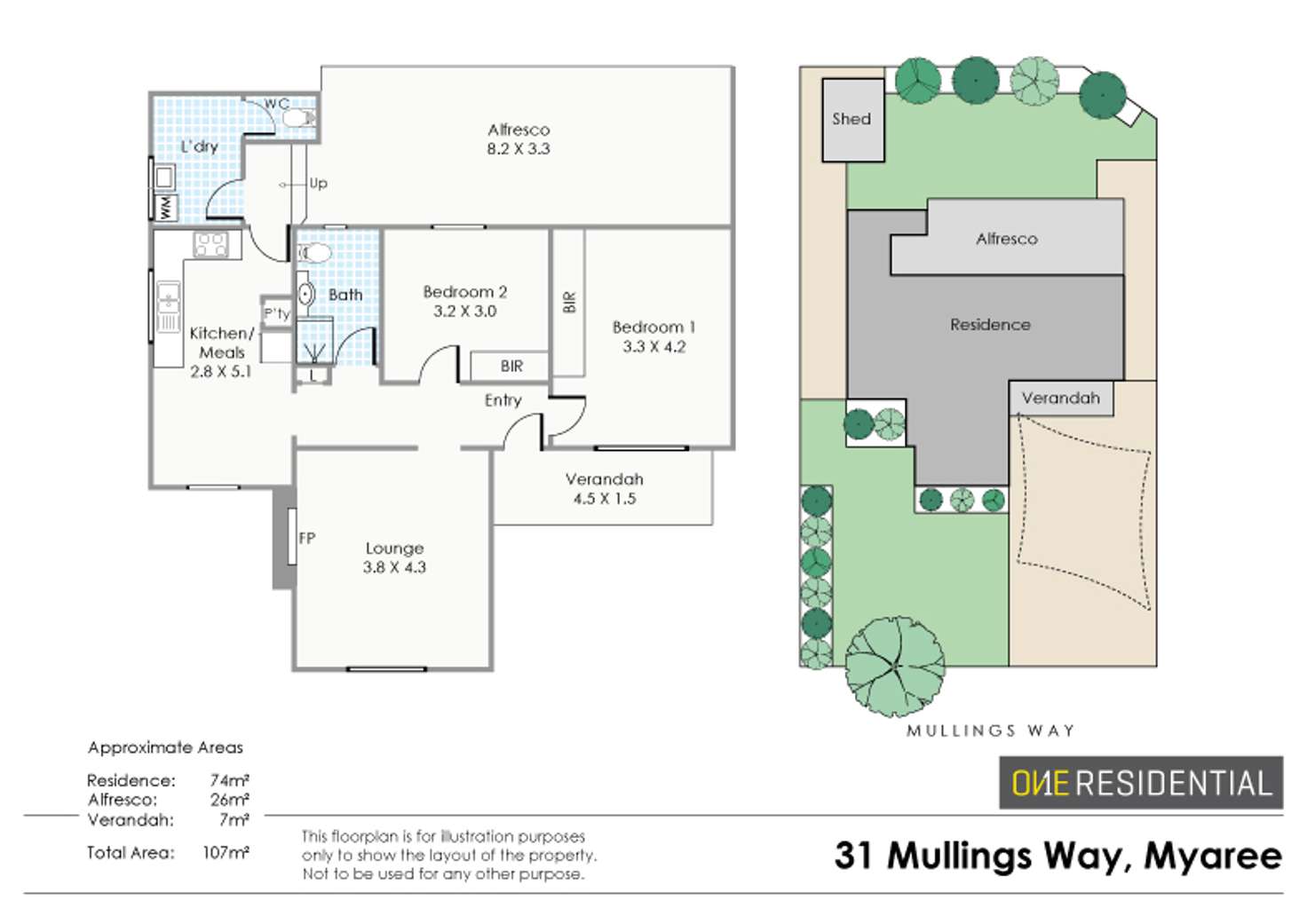 Floorplan of Homely house listing, 31A Mullings Way, Myaree WA 6154