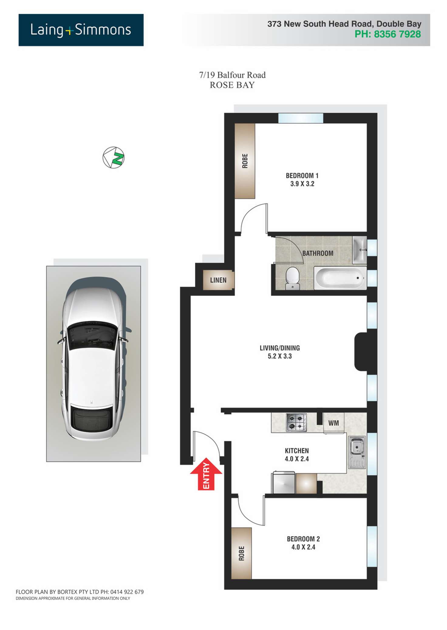 Floorplan of Homely apartment listing, 7/19 Balfour Road, Rose Bay NSW 2029