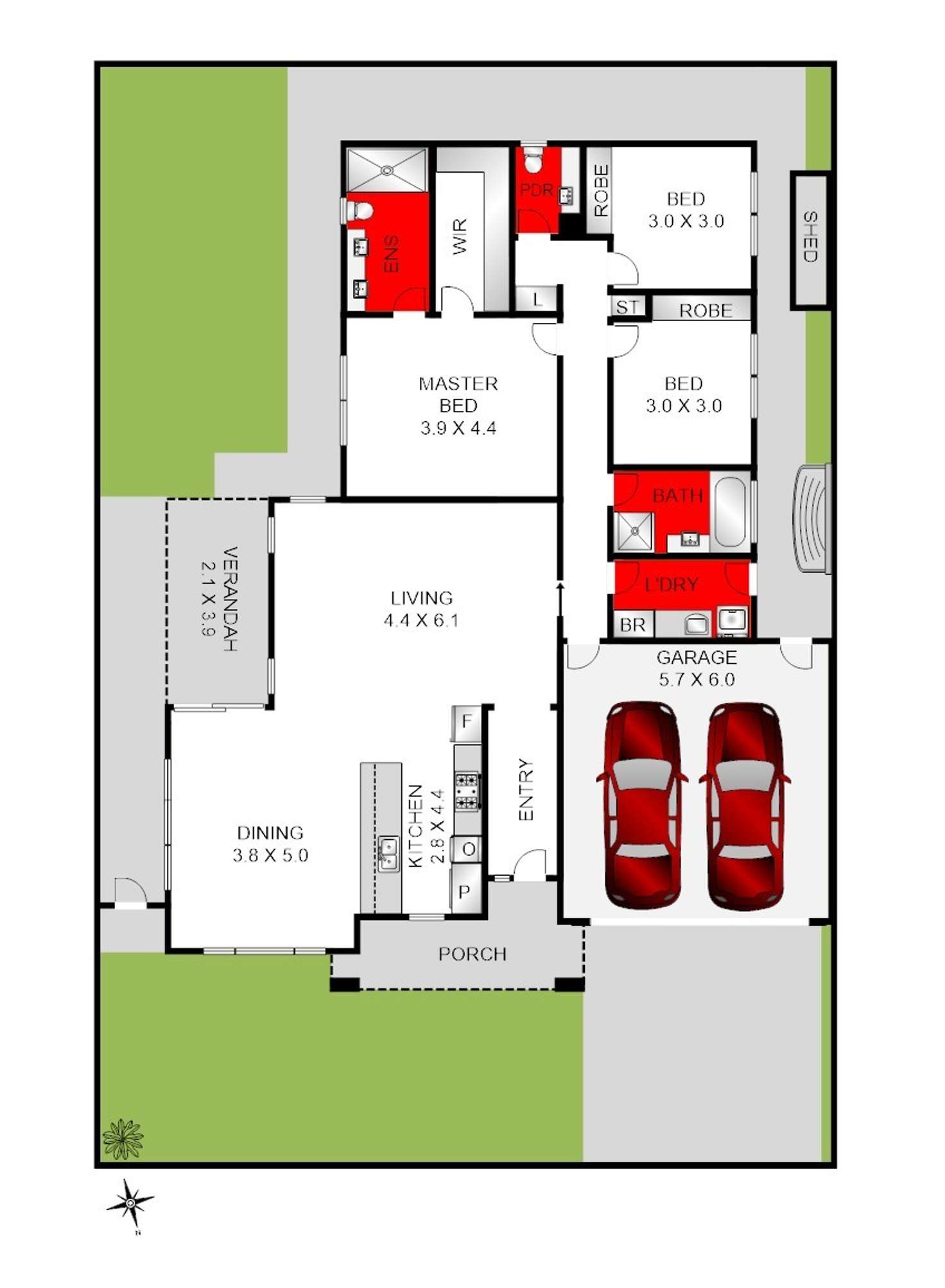 Floorplan of Homely house listing, 4 Argyle Street, Belmont VIC 3216