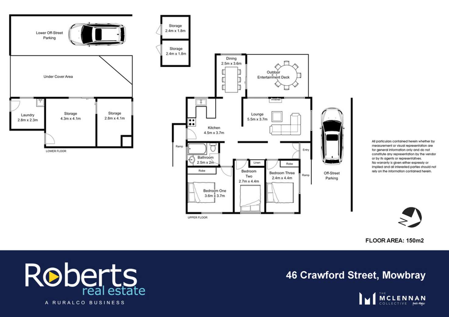 Floorplan of Homely house listing, 46 Crawford Street, Mowbray TAS 7248