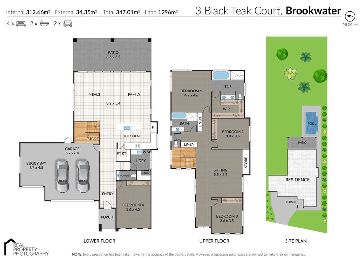 Floorplan of Homely house listing, 3 Black Teak Court, Brookwater QLD 4300