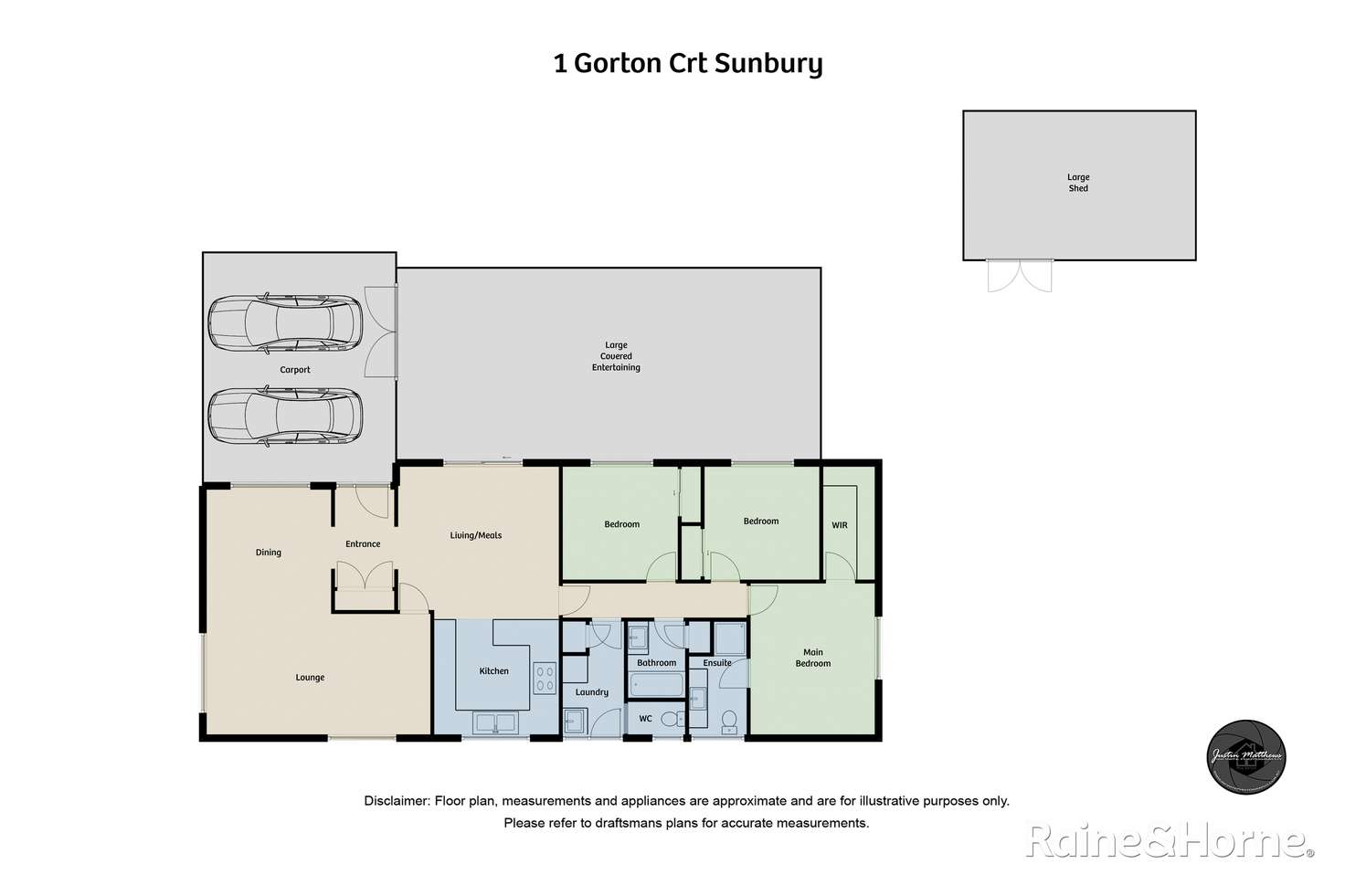 Floorplan of Homely house listing, 1 Gorton Court, Sunbury VIC 3429