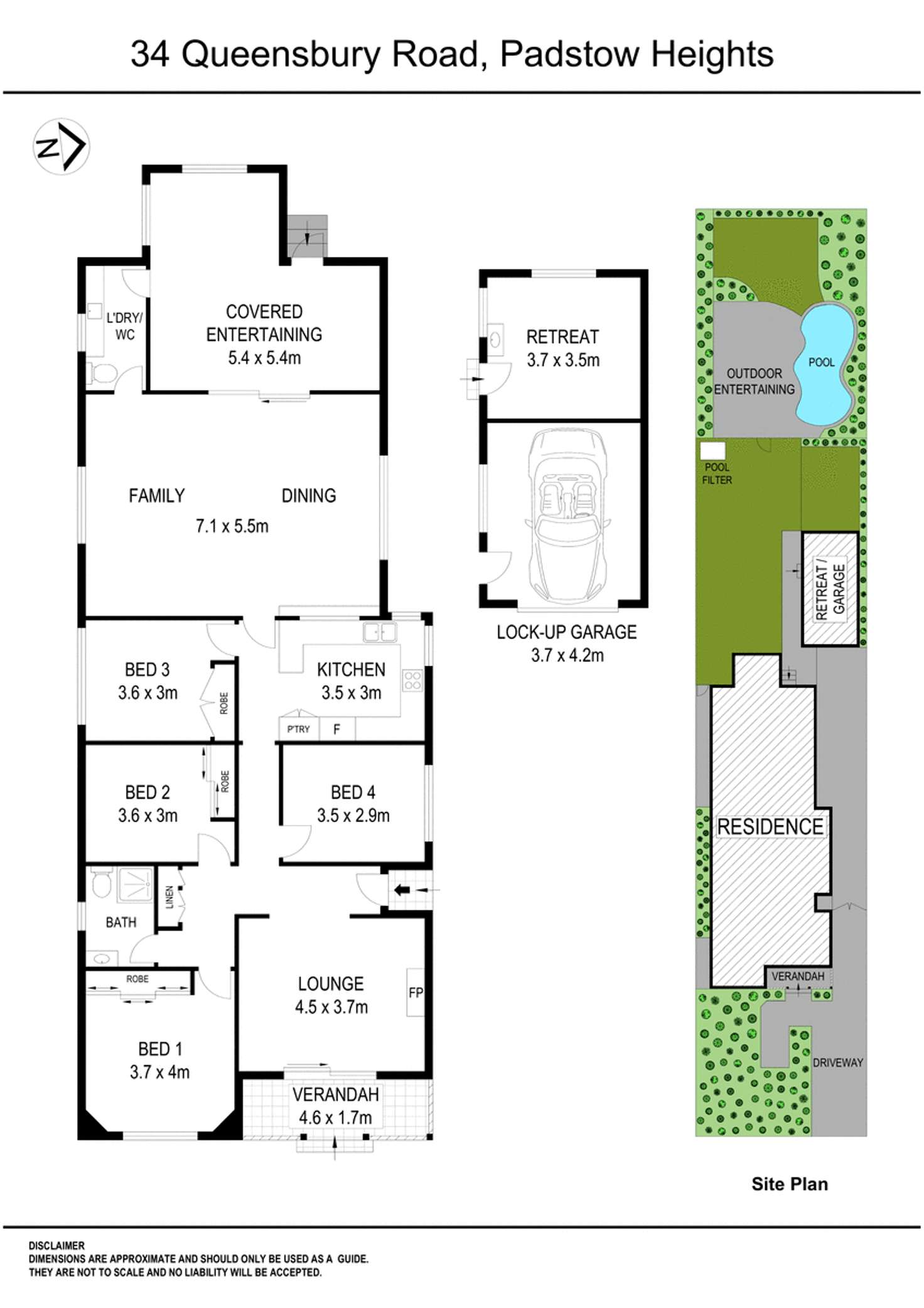 Floorplan of Homely house listing, 34 Queensbury Road, Padstow Heights NSW 2211