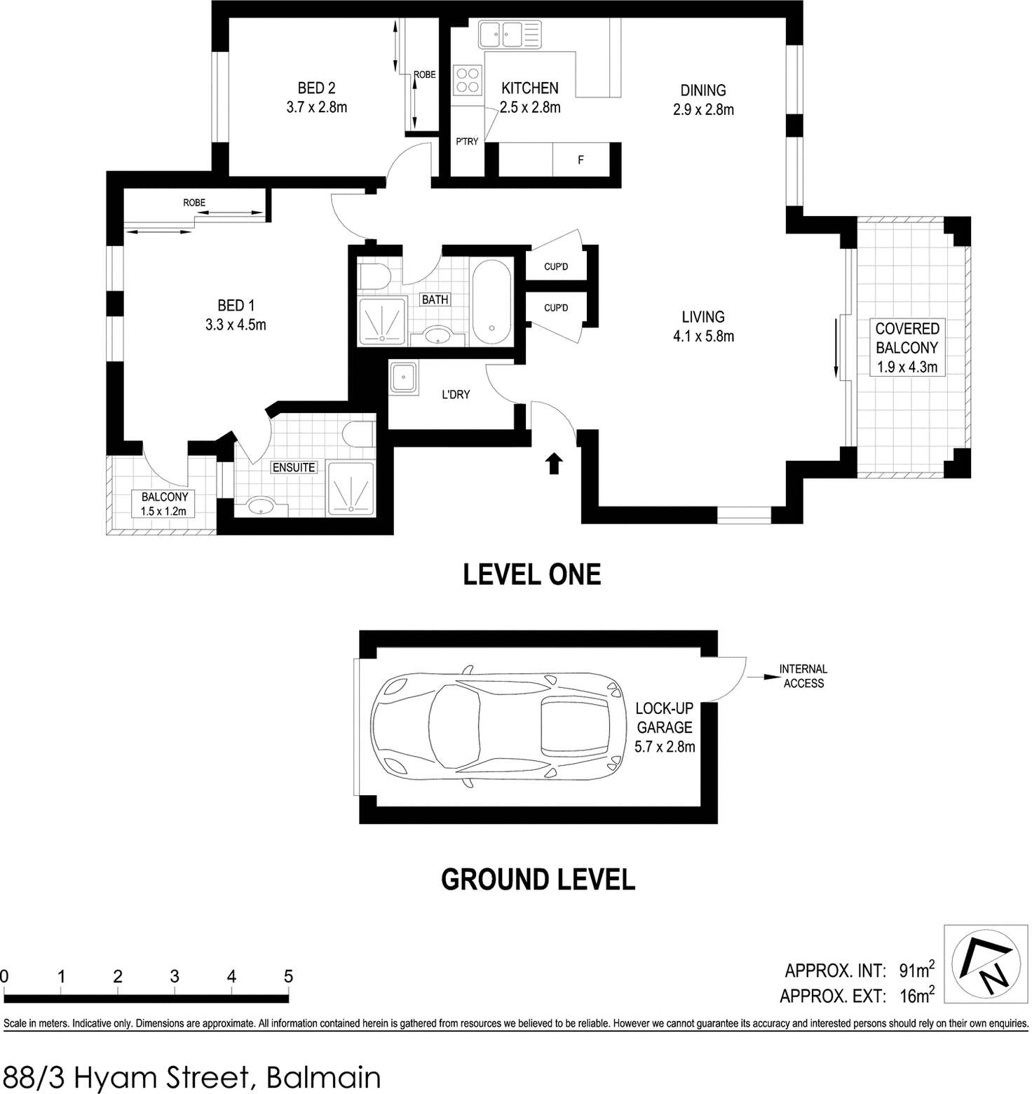 Floorplan of Homely apartment listing, 88/3 Hyam Street, Balmain NSW 2041