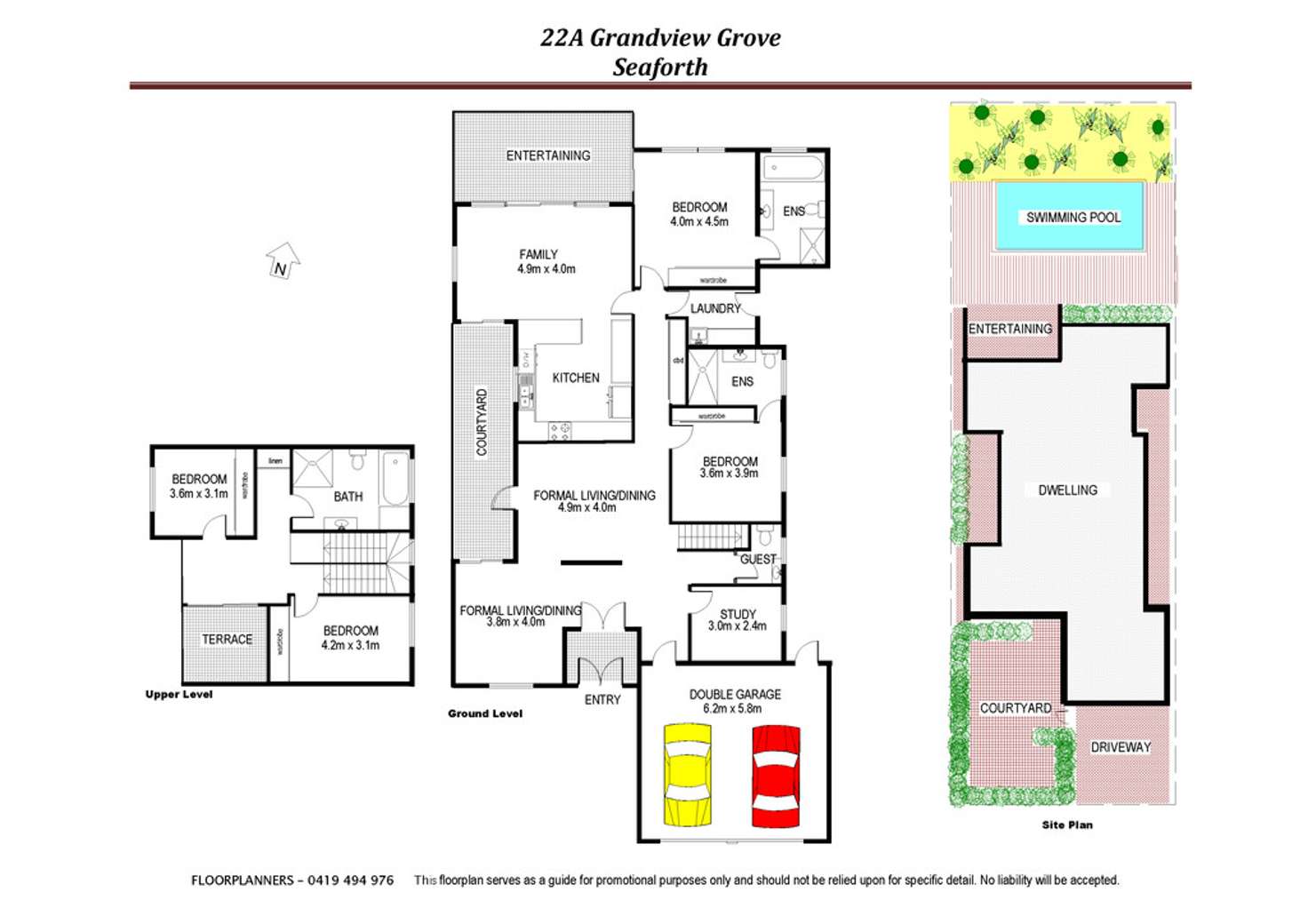 Floorplan of Homely house listing, 22A Grandview Grove, Seaforth NSW 2092