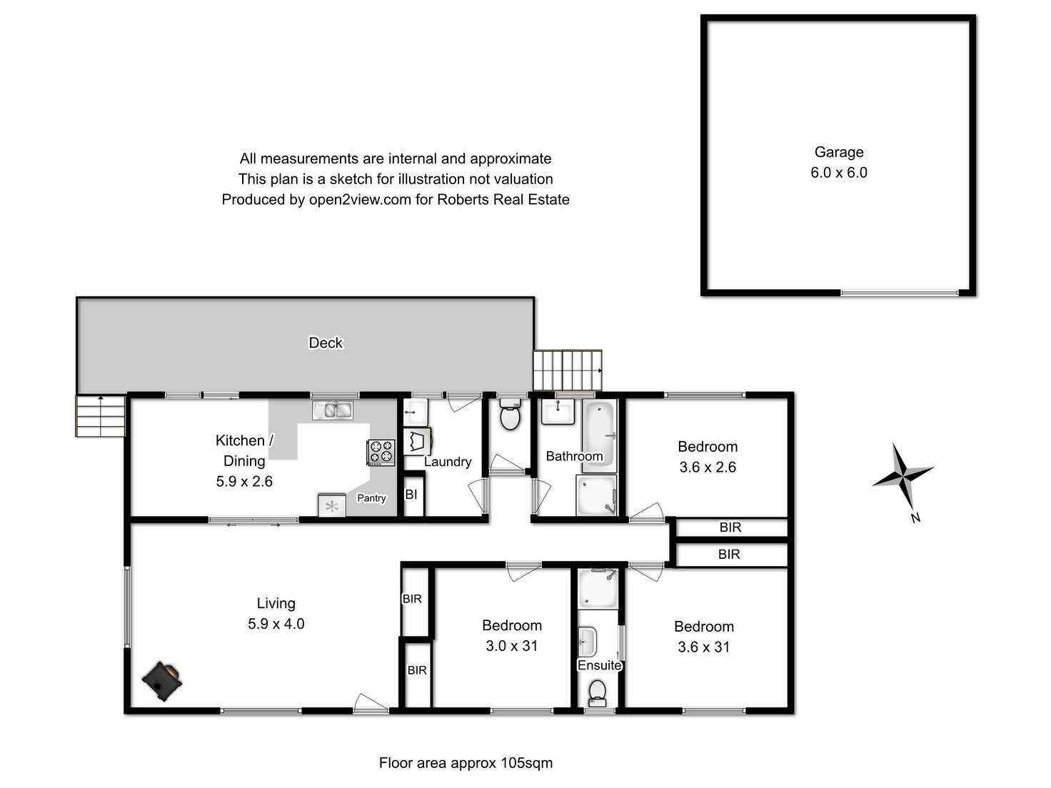 Floorplan of Homely house listing, 2 Meethenar Street, Carlton TAS 7173