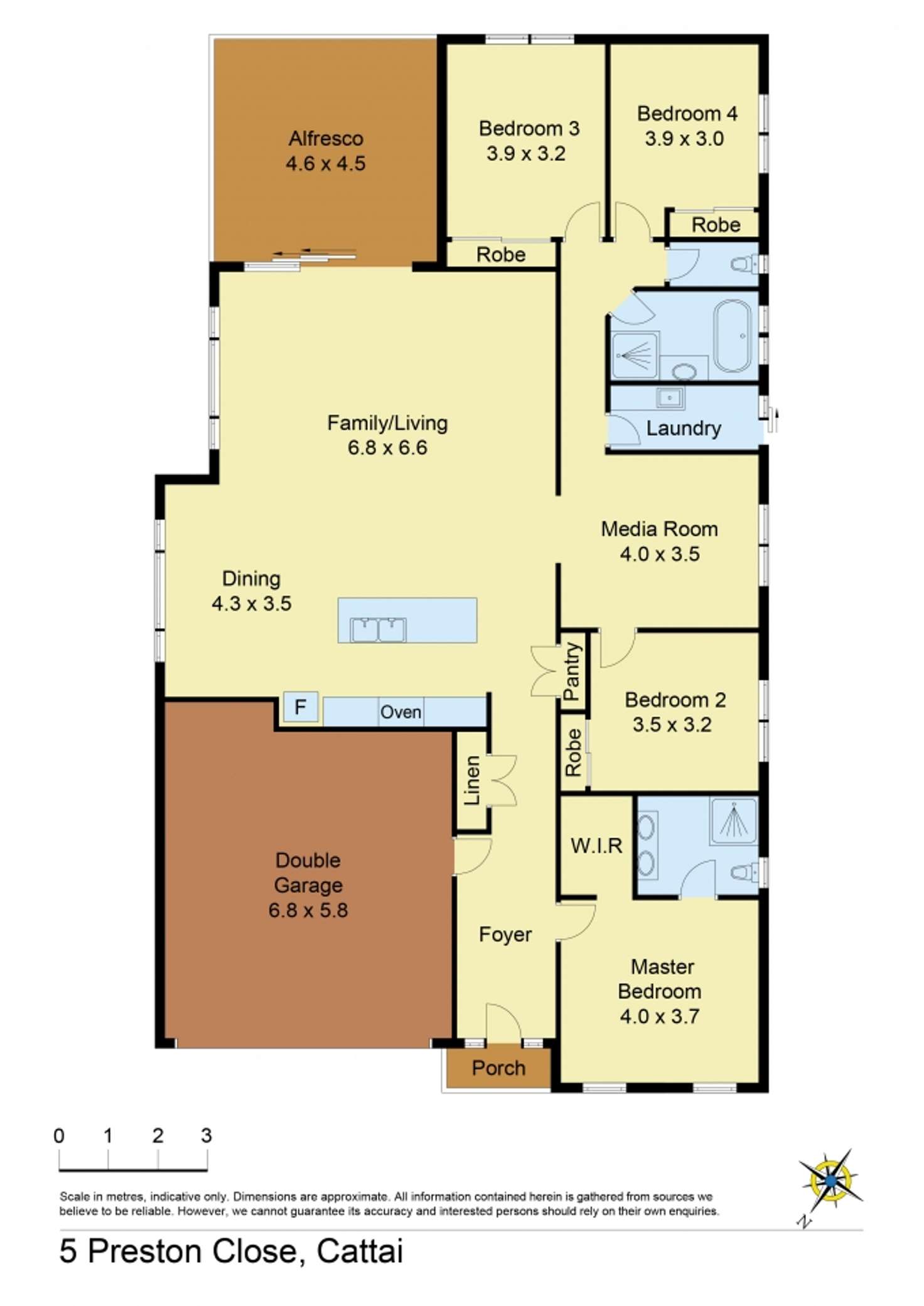 Floorplan of Homely house listing, 5 Preston Close, Cattai NSW 2756