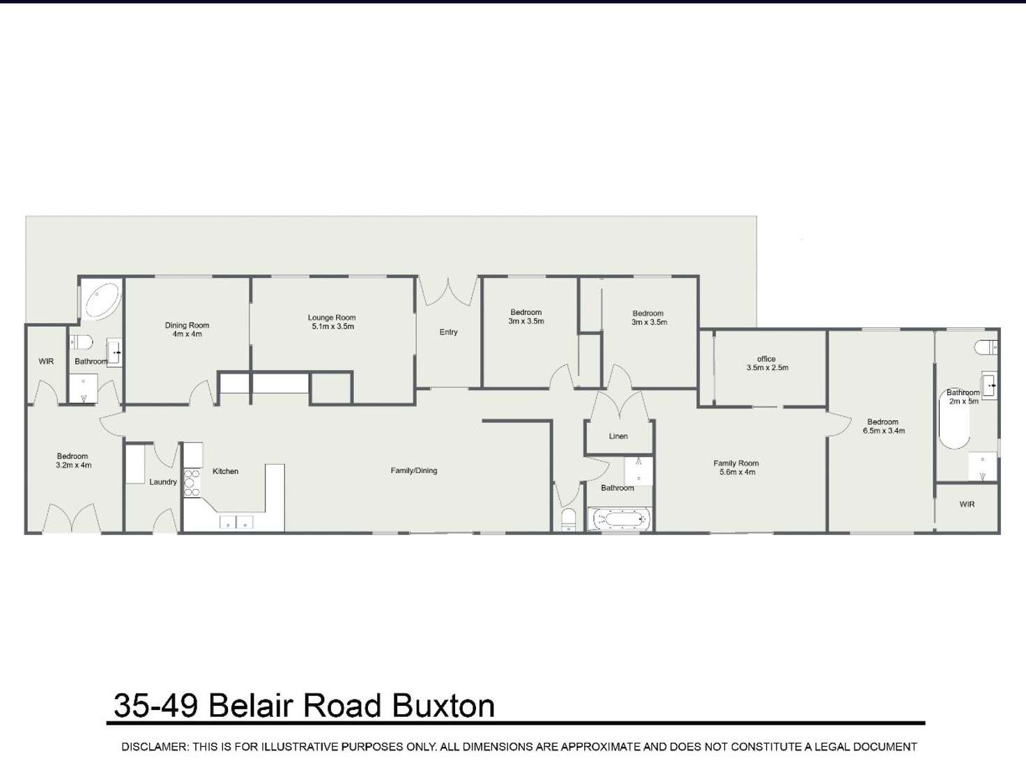 Floorplan of Homely house listing, 35-49 Belair Road, Buxton NSW 2571