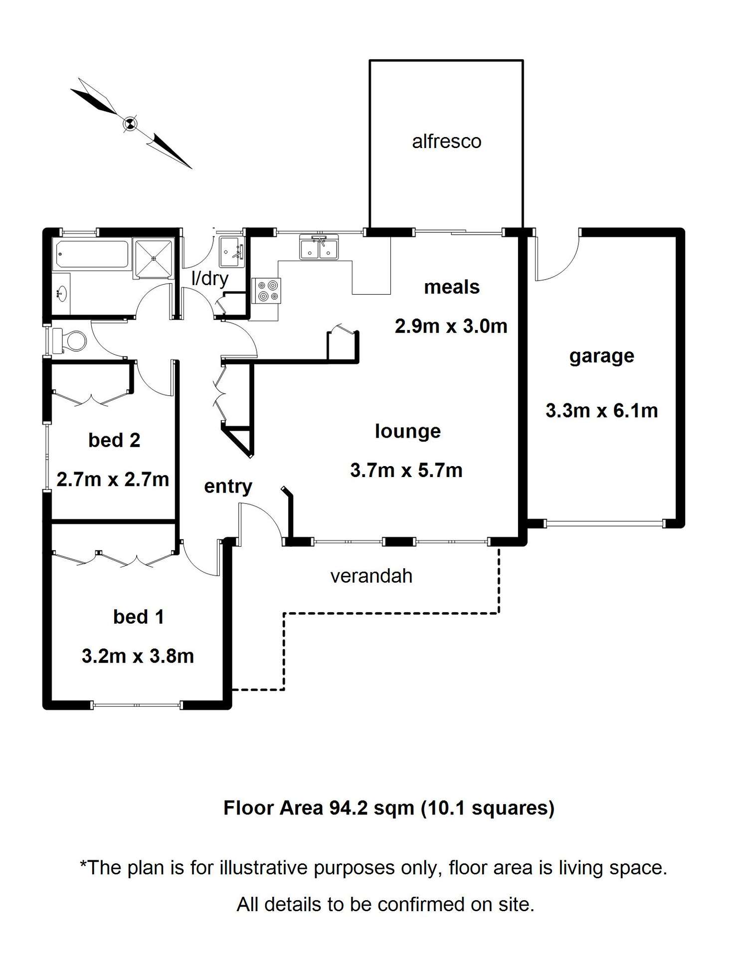Floorplan of Homely unit listing, 7/9 McGrettons Road, Healesville VIC 3777