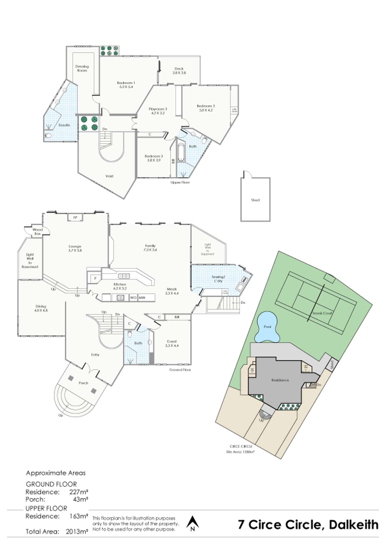 Floorplan of Homely house listing, 7 Circe Circle, Dalkeith WA 6009