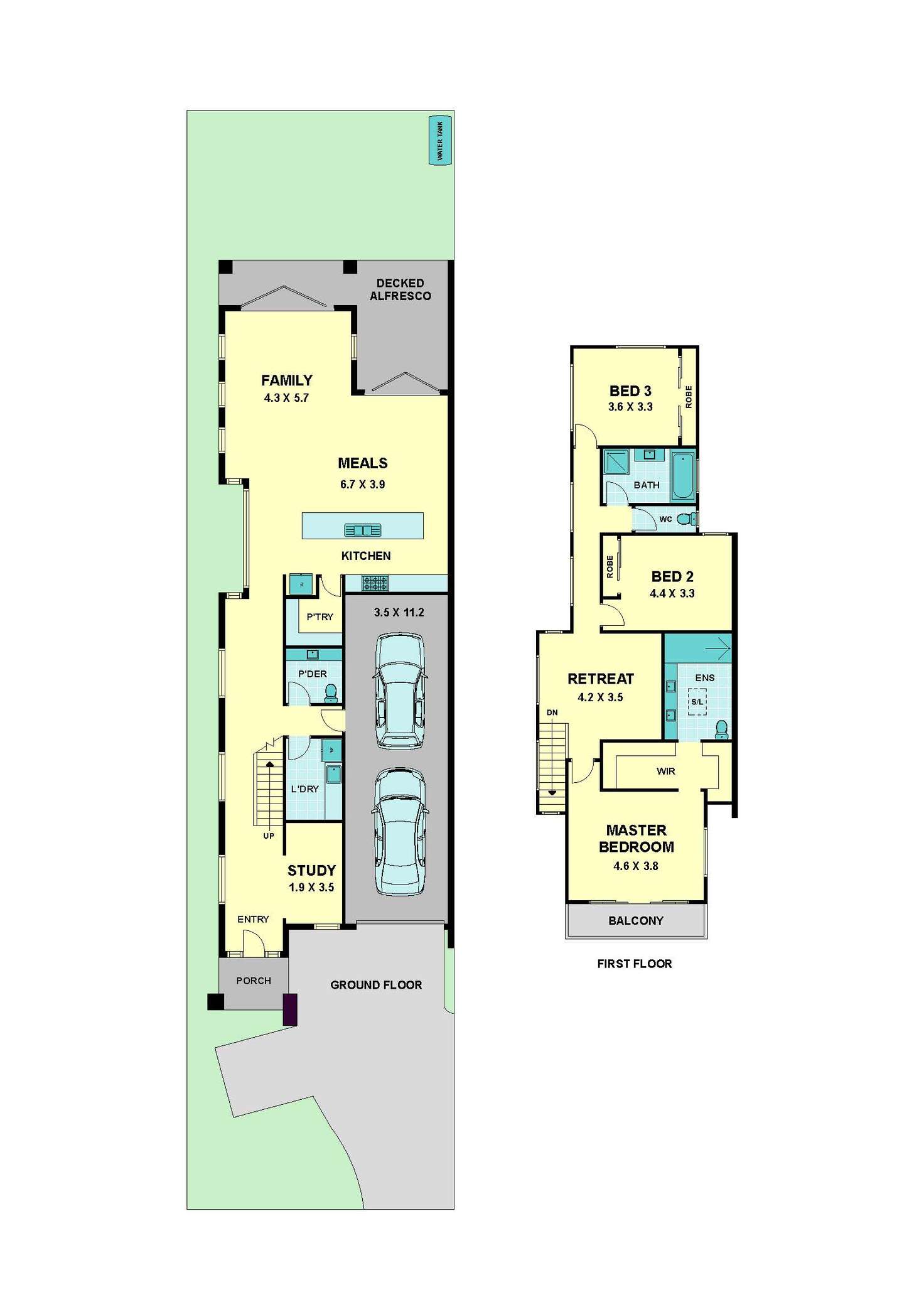 Floorplan of Homely house listing, 1/45 Hoffmans Road, Essendon West VIC 3040