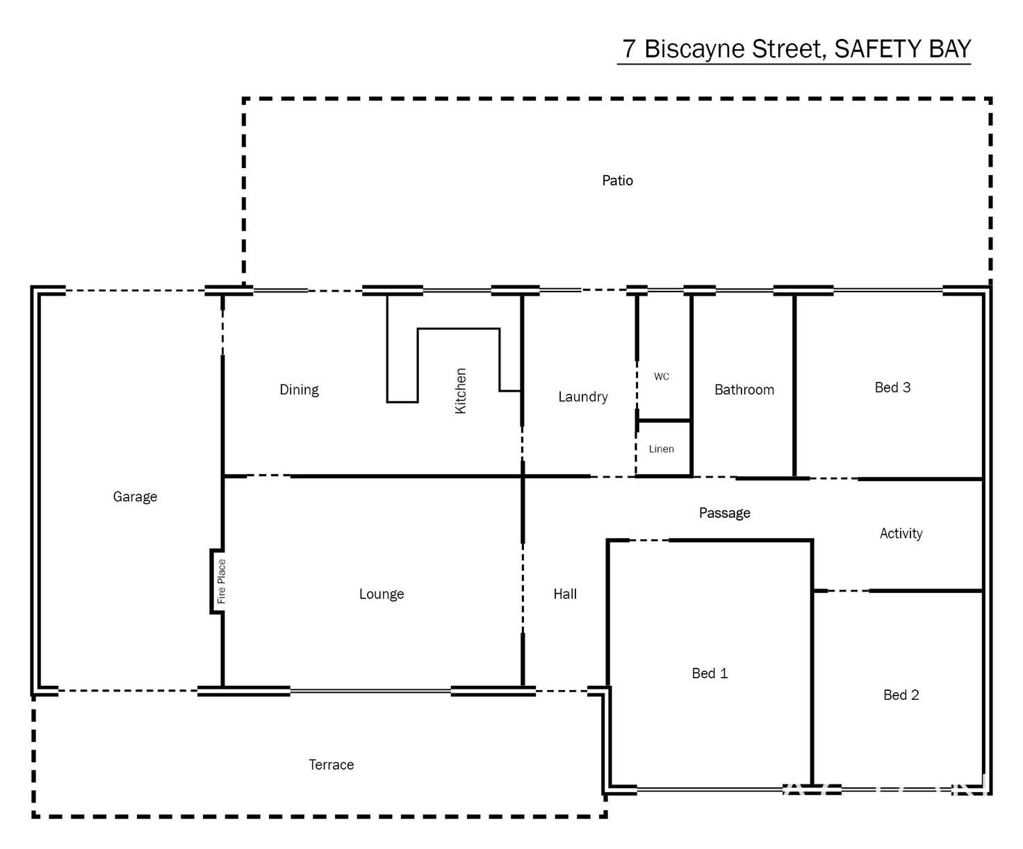 Floorplan of Homely house listing, 7 Biscayne Street, Safety Bay WA 6169