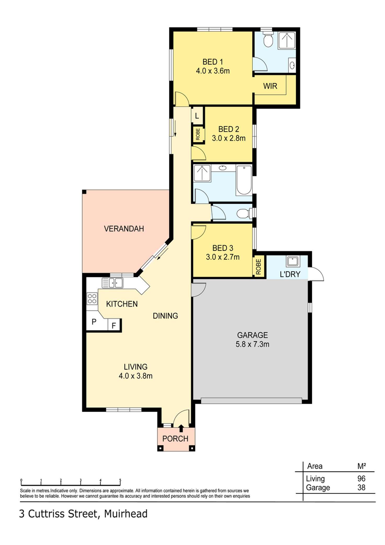 Floorplan of Homely house listing, 3 Cuttriss Street, Muirhead NT 810