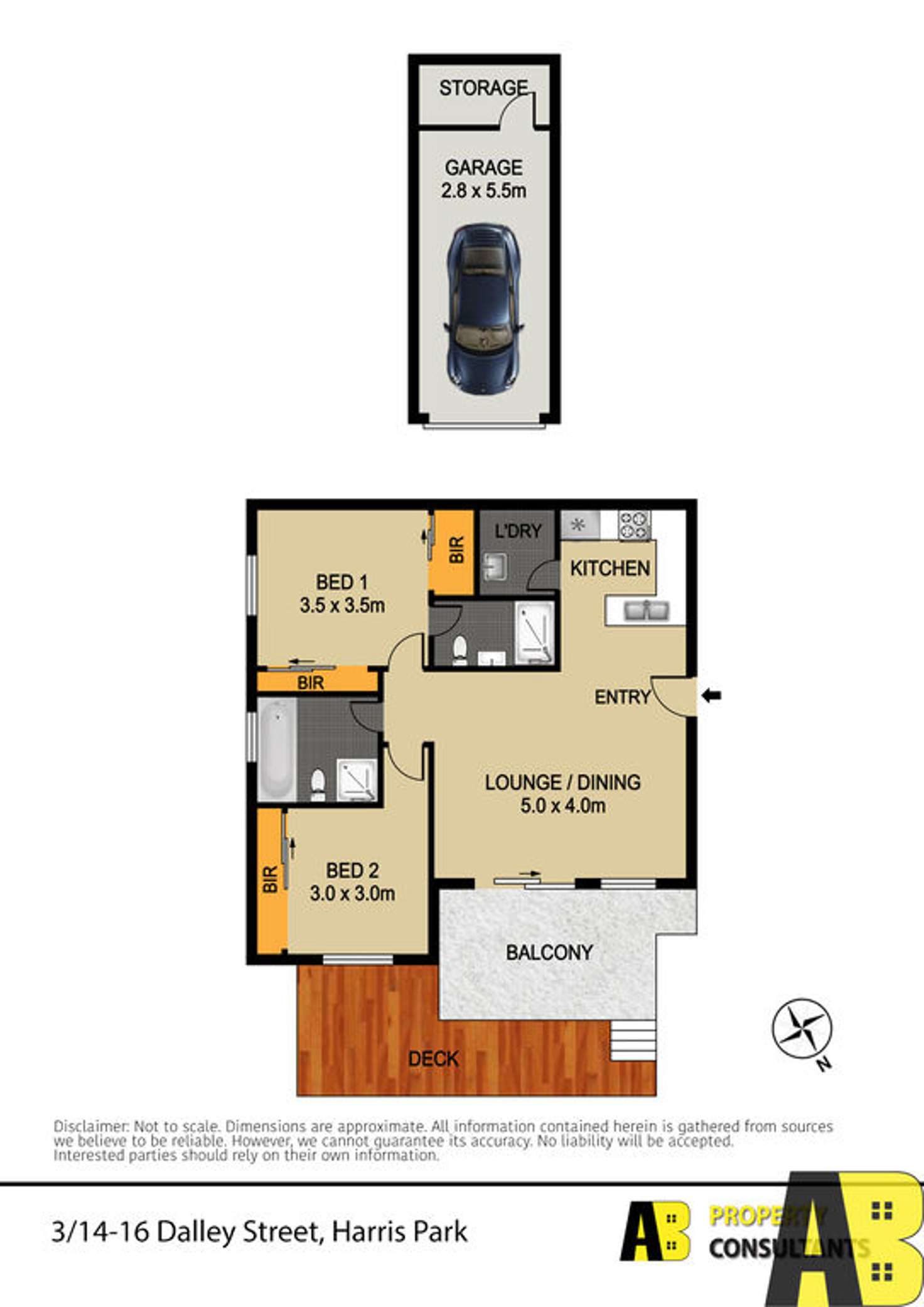 Floorplan of Homely unit listing, 3/14-16 Dalley Street, Harris Park NSW 2150