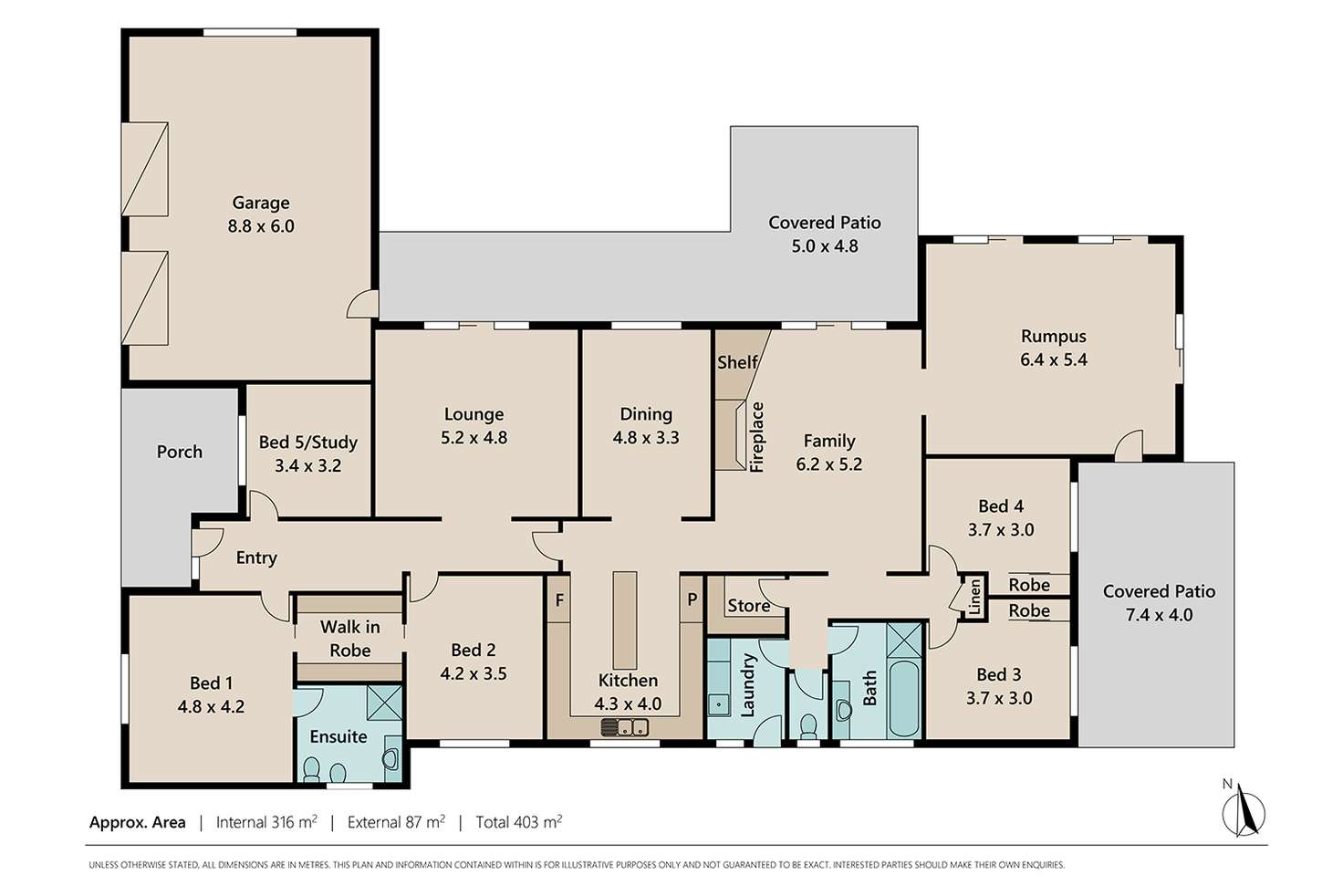 Floorplan of Homely house listing, 5 Corella Avenue, Samford Valley QLD 4520