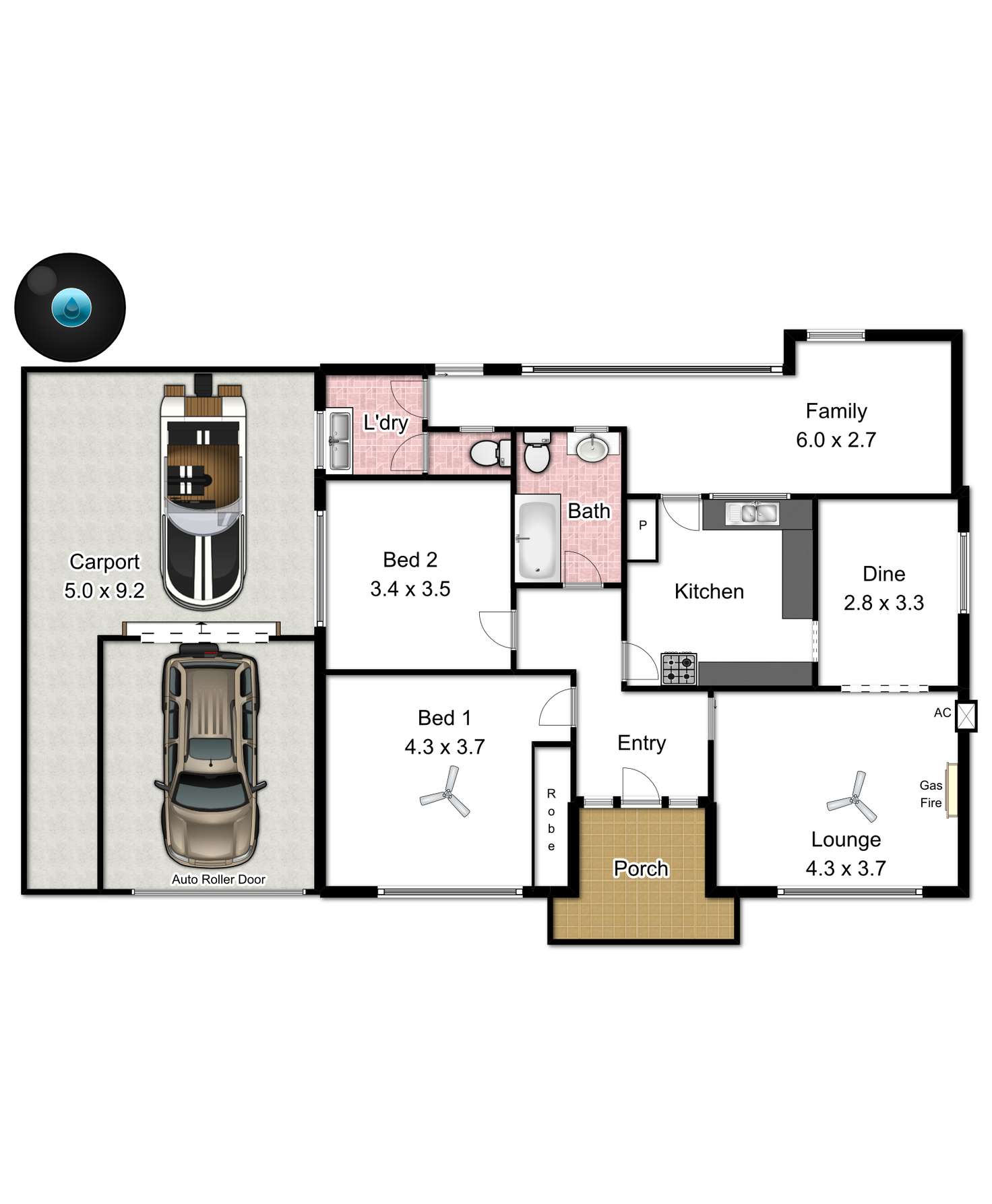 Floorplan of Homely house listing, 42 Quinlan Avenue, St Marys SA 5042