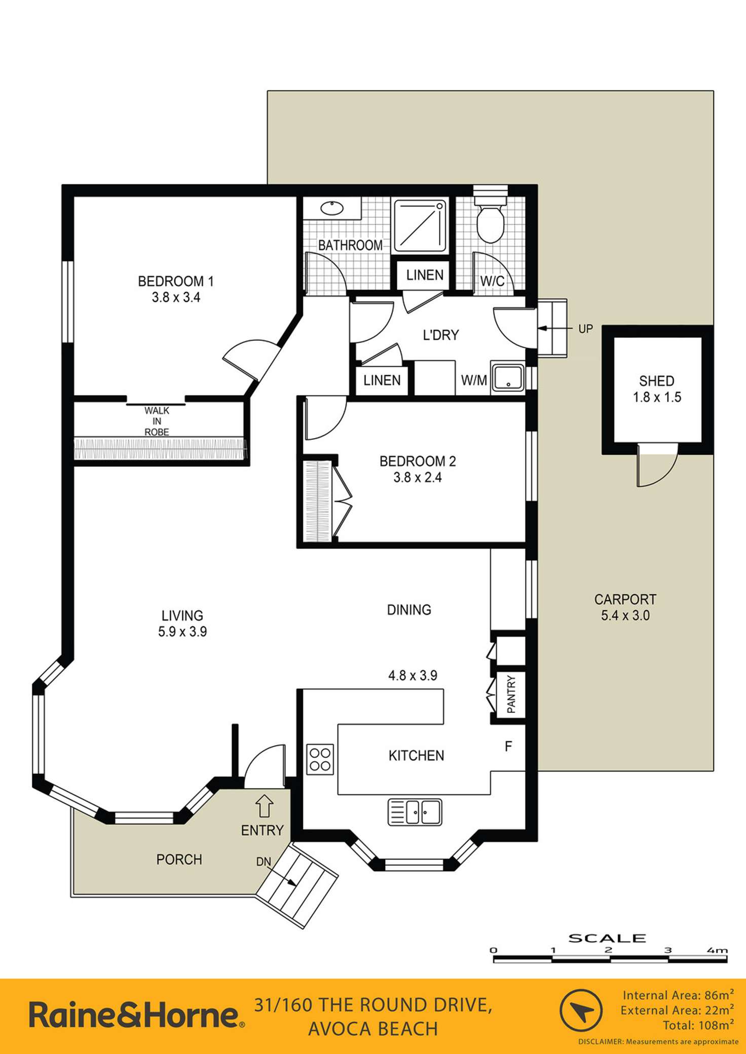 Floorplan of Homely house listing, 31/160 The Round Drive, Avoca Beach NSW 2251