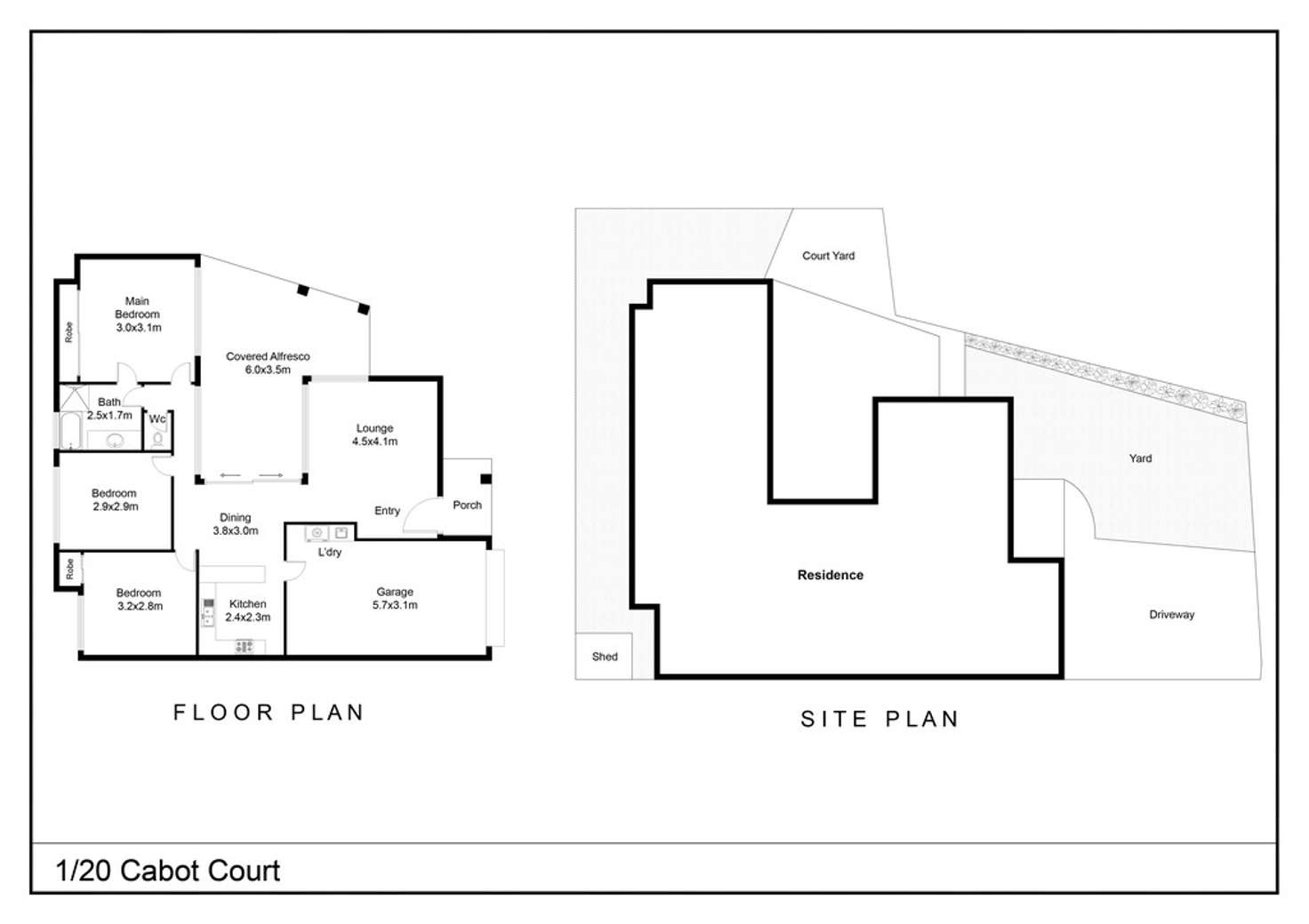 Floorplan of Homely house listing, 1/20 Cabot Court, Merrimac QLD 4226