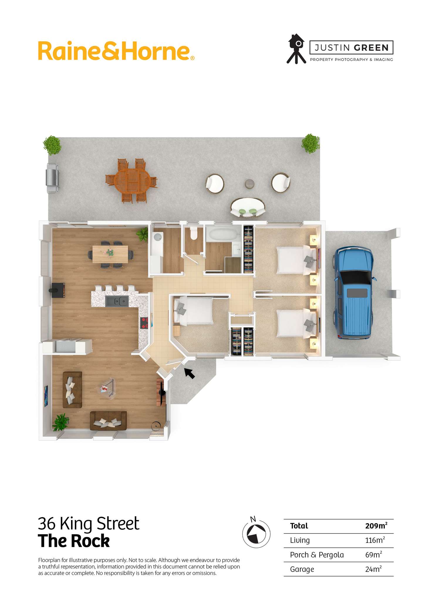 Floorplan of Homely house listing, 36 King Street, The Rock NSW 2655