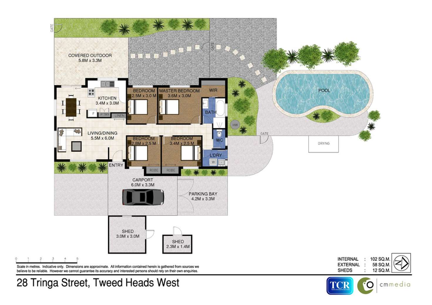 Floorplan of Homely house listing, 28 Tringa Street, Tweed Heads West NSW 2485