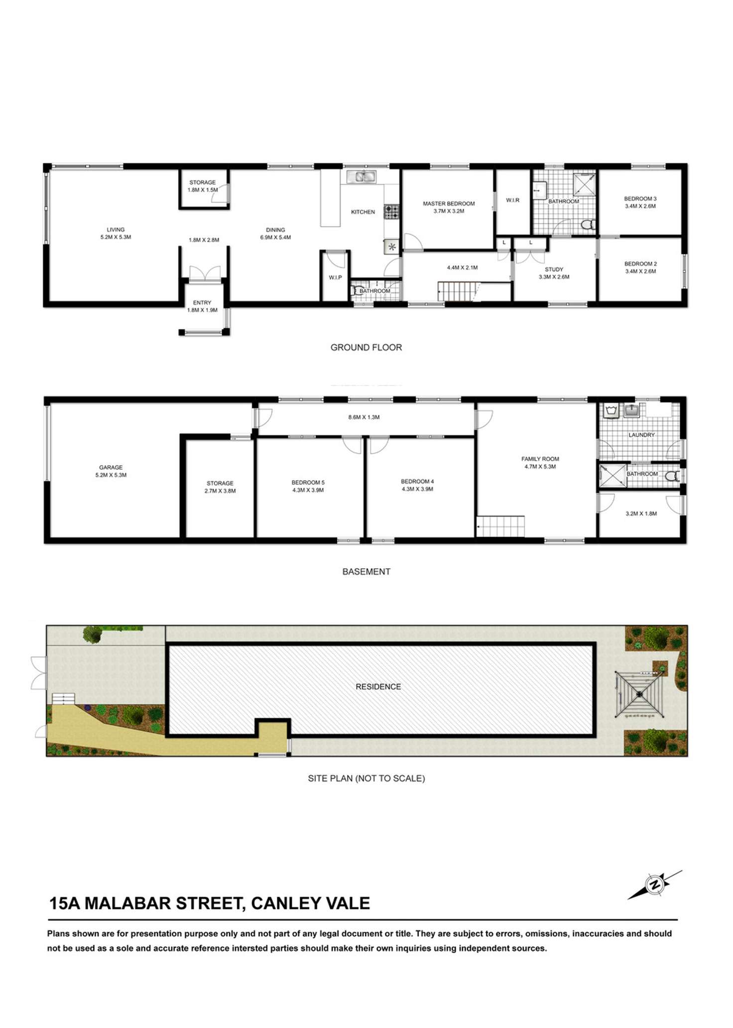 Floorplan of Homely house listing, 15A MALABAR STREET, Canley Vale NSW 2166