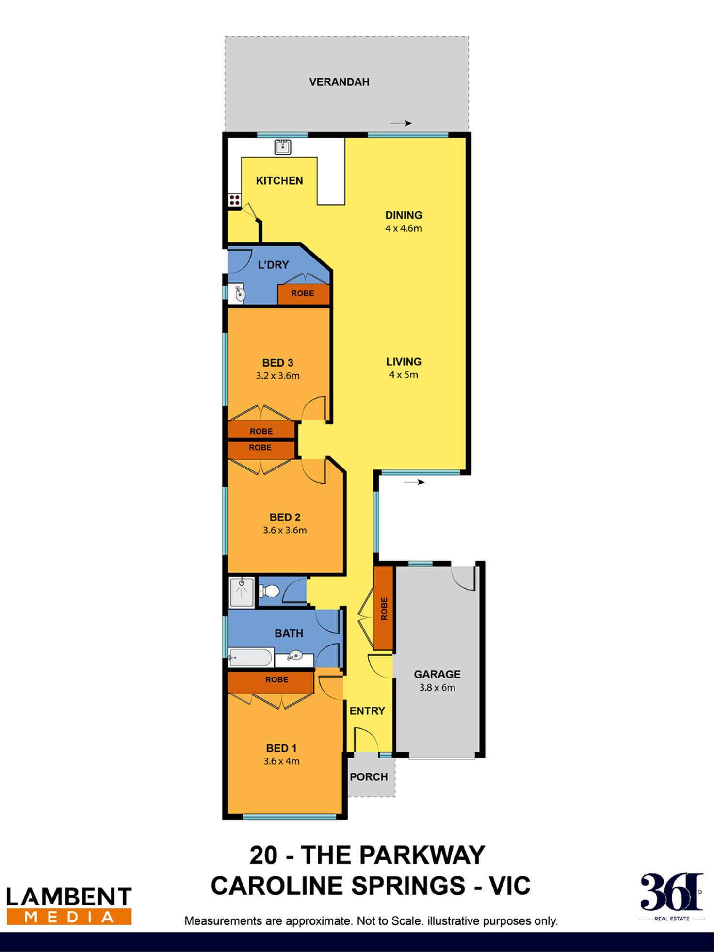Floorplan of Homely house listing, 20 The Parkway, Caroline Springs VIC 3023
