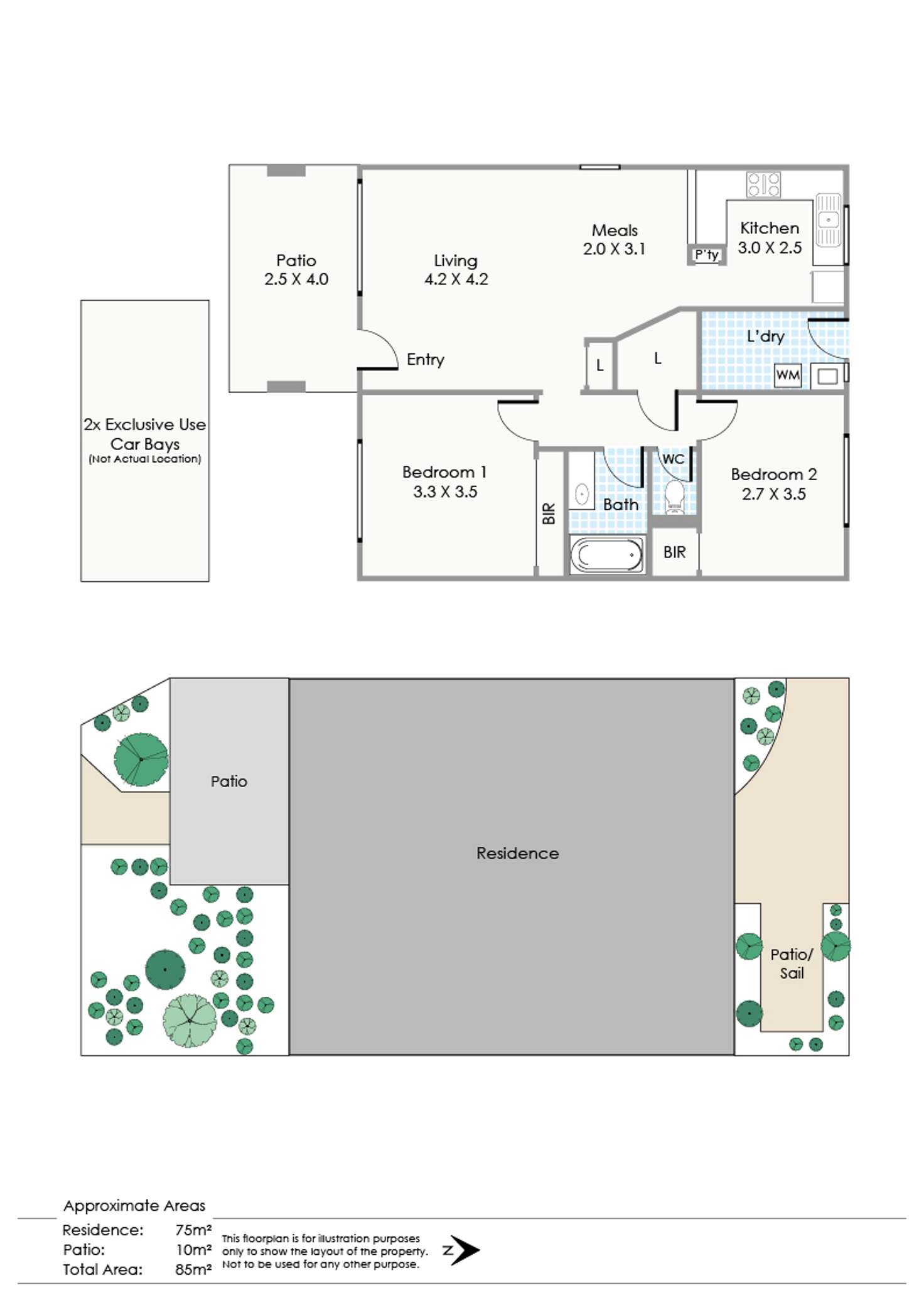 Floorplan of Homely unit listing, 10/10 Aberdare Road, Shenton Park WA 6008