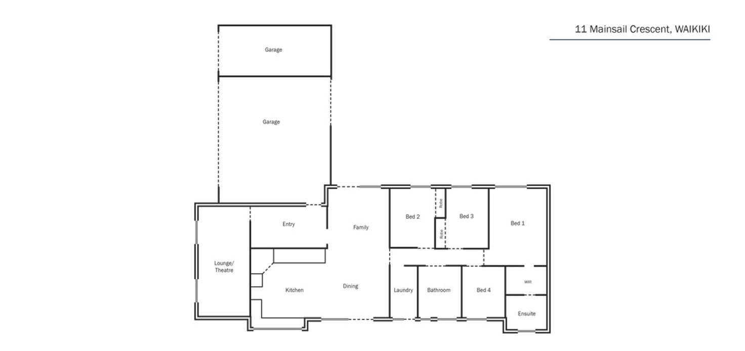 Floorplan of Homely house listing, 11 Mainsail Crescent, Waikiki WA 6169